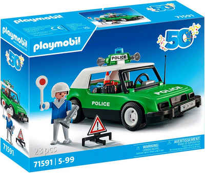 Playmobil® Konstruktions-Spielset Classic Polizeiauto (71591), City Life, (23 St), Made in Europe