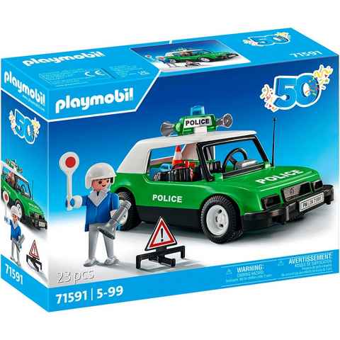 Playmobil® Konstruktions-Spielset Classic Polizeiauto (71591), City Life, (23 St), Made in Europe