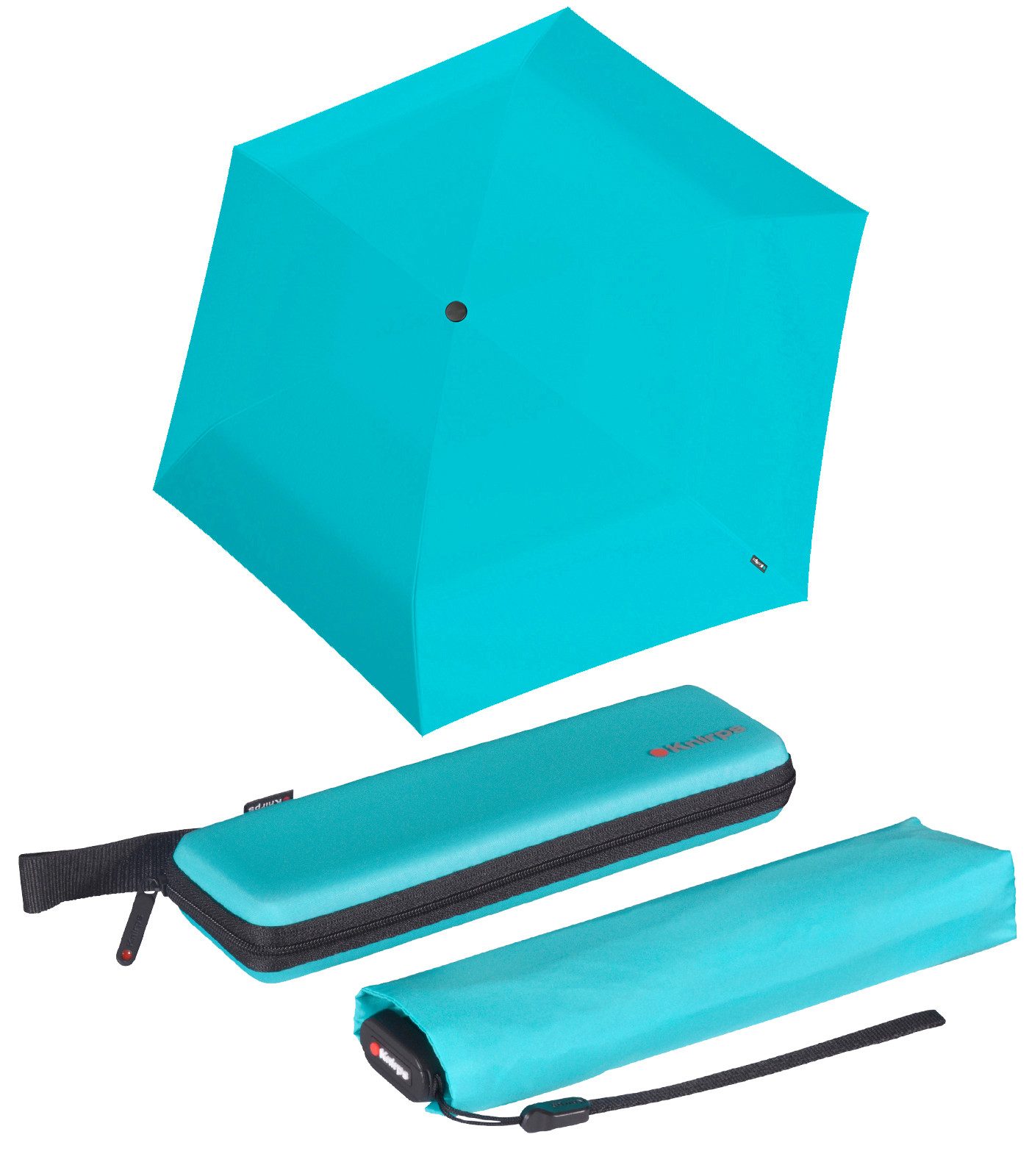 Knirps® Taschenregenschirm US.050 Ultra Light Slim Manual im stabilen Etui, extrem leicht und super kompakt