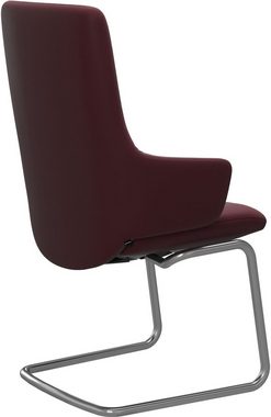 Stressless® Polsterstuhl Laurel, High Back mit Armlehne, Größe L, mit Beinen aus Stahl in Chrom