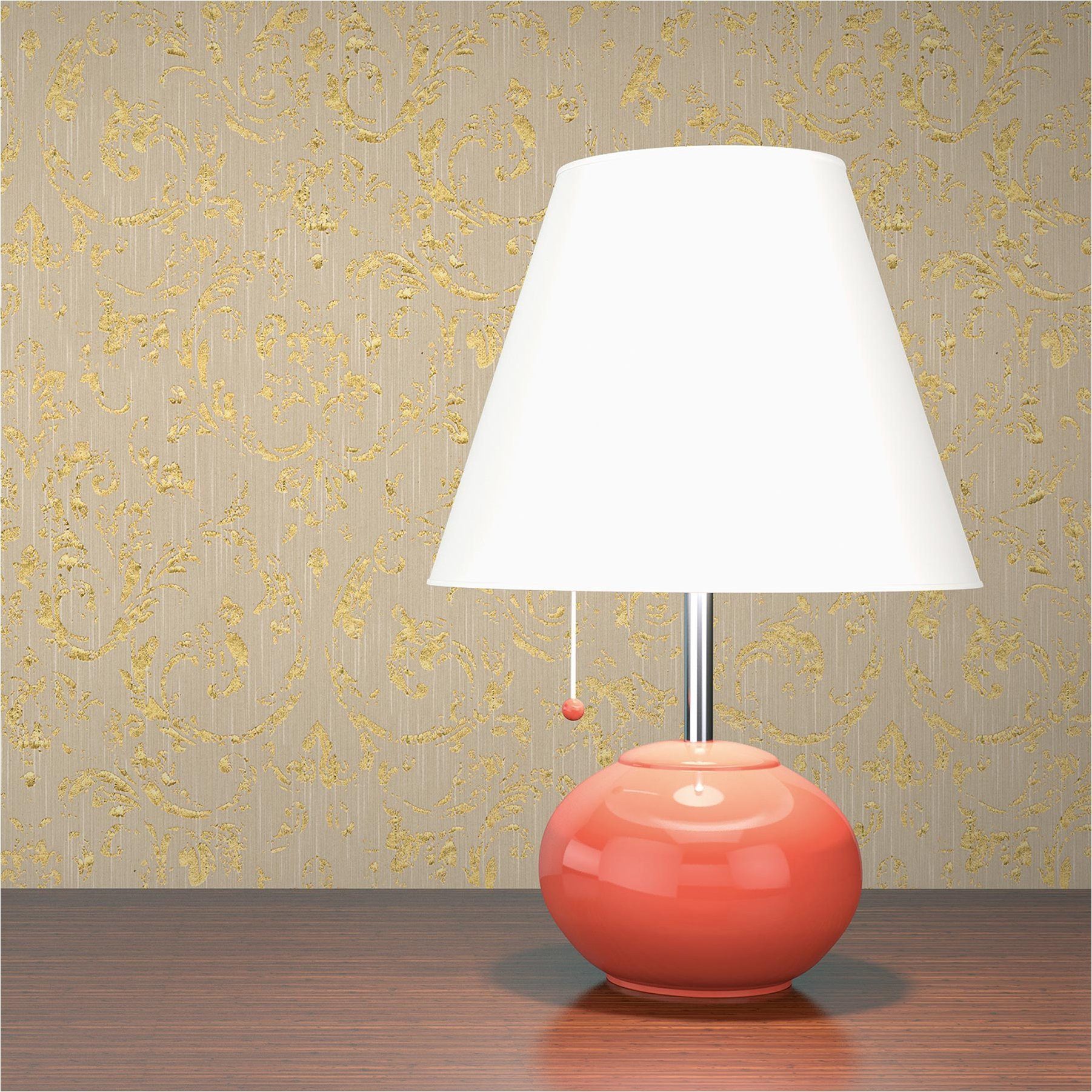 Vliestapete Tapete Barock Giulia M1-No.2182, Vliestapete, Beige, Gold, Ornamen