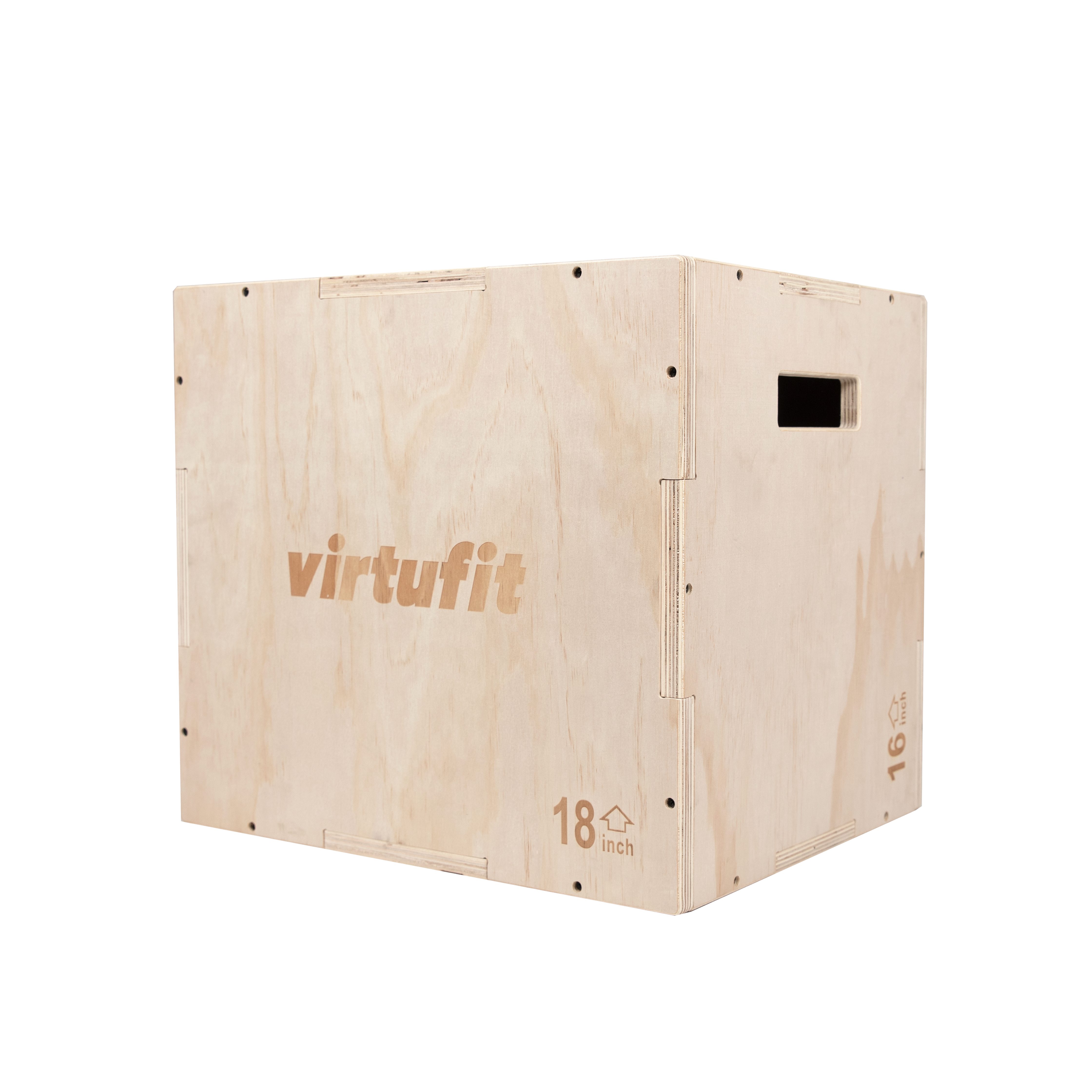 VirtuFit Plyo-Box VirtuFit Holz Plyo Box 3-in-1 Klein 40 x 45 x 50 cm