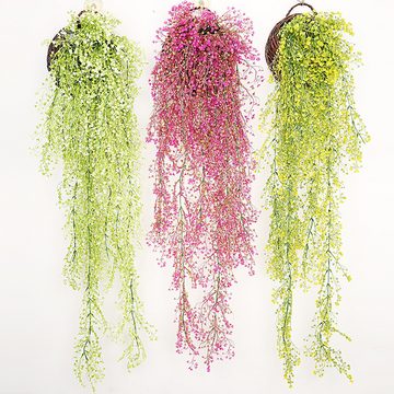 Kunstpflanze Künstliche Hängepflanzen, 120 cm, Plastikpflanzen Deko, Juoungle