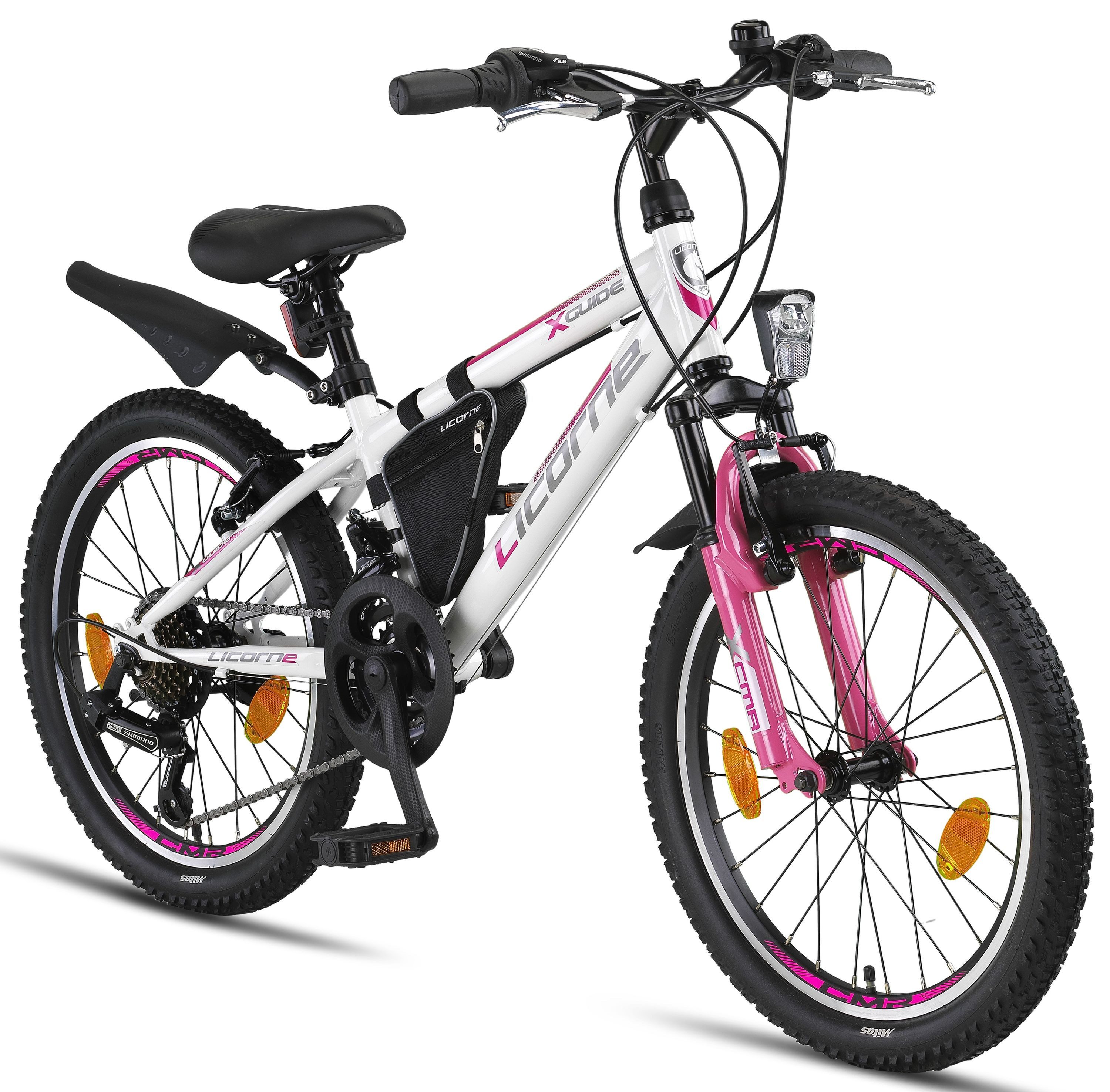 Mountainbike Licorne Bike Guide Premium Mountainbike in 20, 24, 26 Zoll - Fahrrad