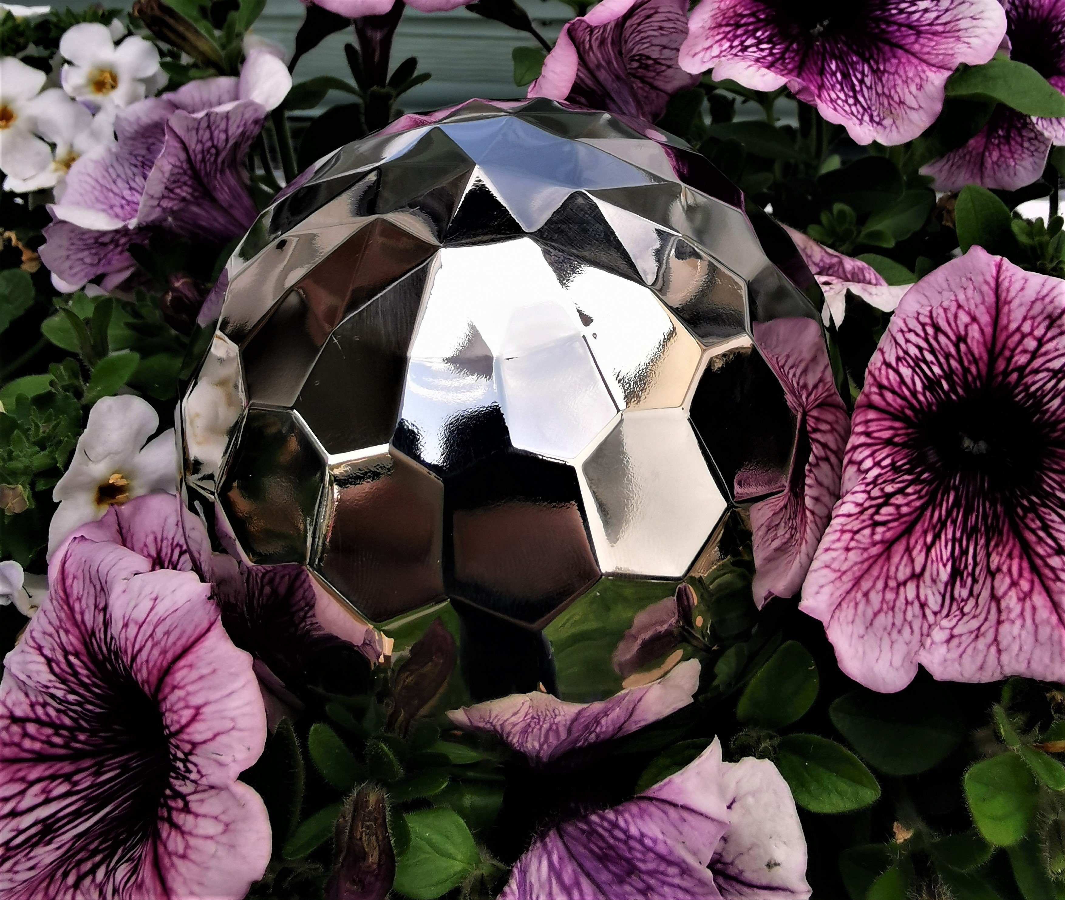 Garten-Ambiente Diamond Dekokugel Edelstahl in poliert verschiedenen Kugel Dekorationskugel Dekokugel Set 3er Jürgen Größen Bocker