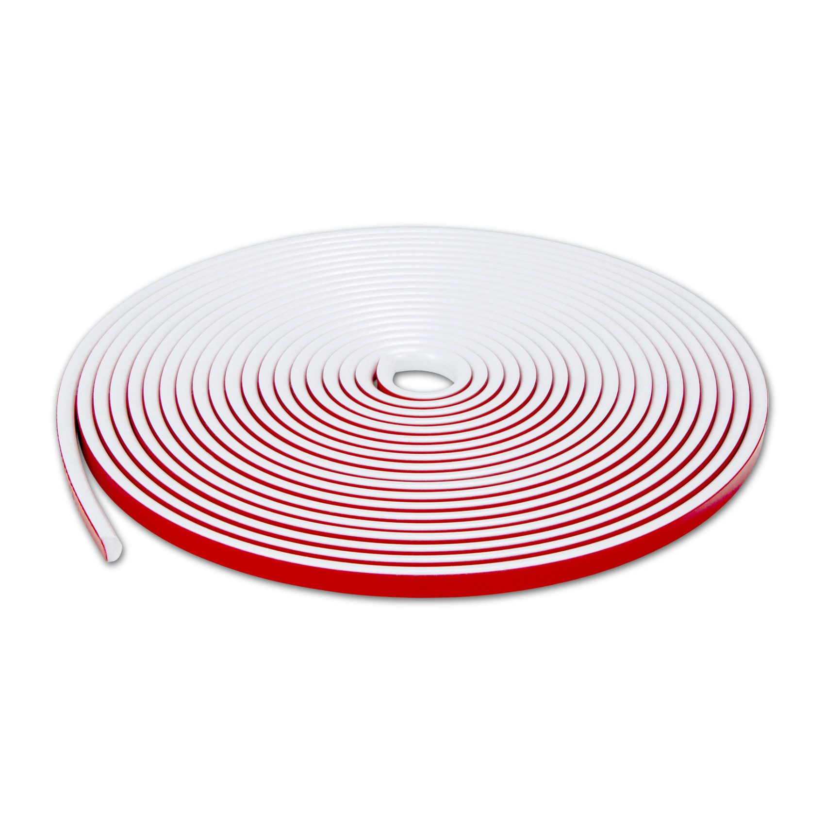 HEXIMO Zierleiste SFL-1 weiß, SFL-1, flexibel selbstklebend Weiß PVC - 10 M günstig online kaufen