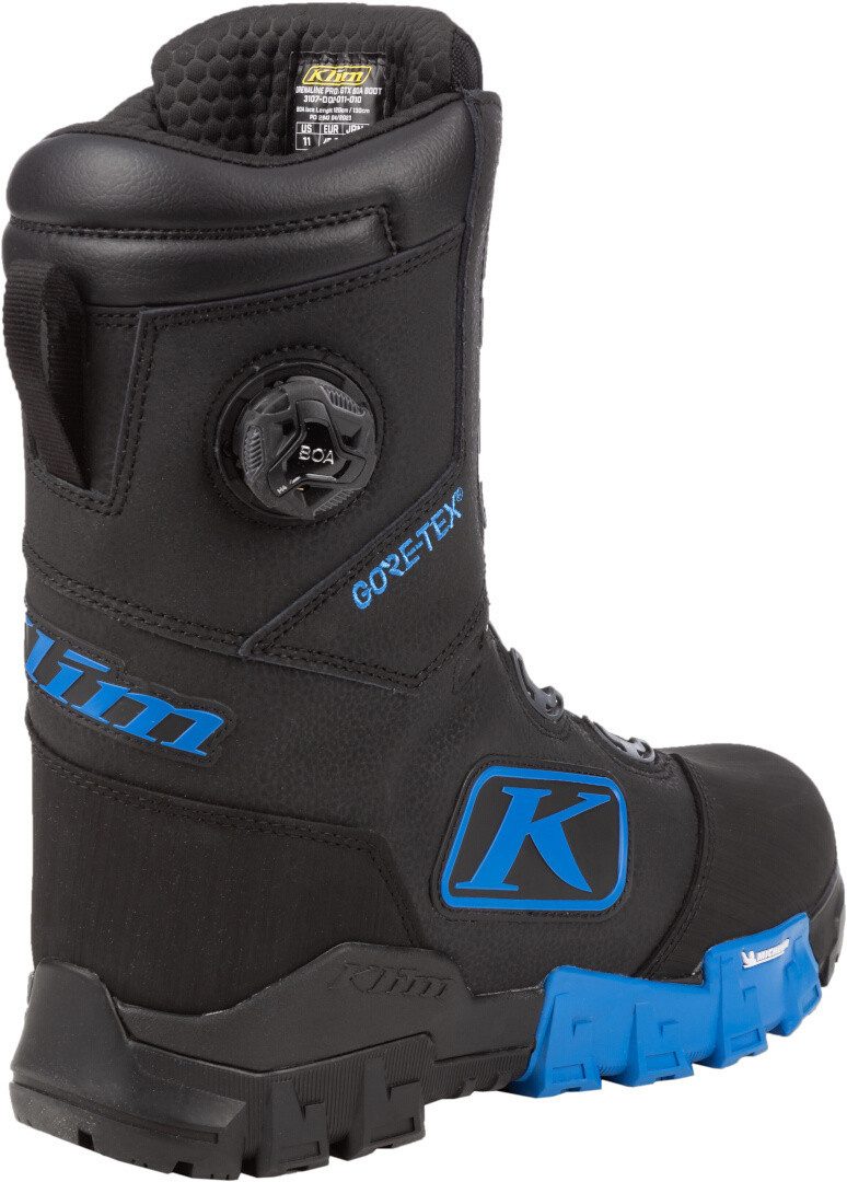KLIM Schneeschuhe Adrenaline Pro S GTX BOA Snowmobil Stiefel, wechselbare Sohlen,wasserdicht