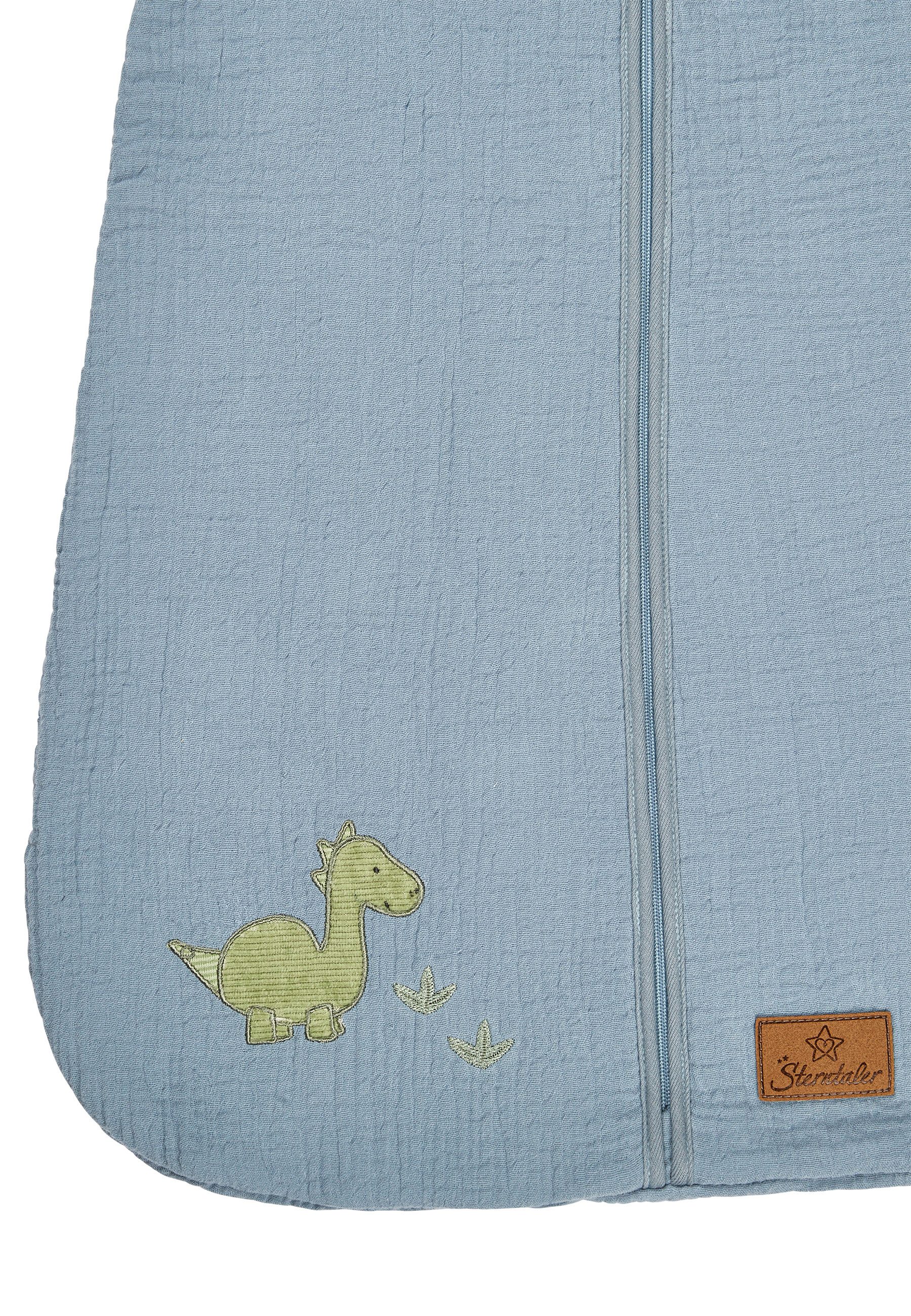 Sterntaler® Babyschlafsack Musselin-Schlafsack 70cm DINO Rexi (1 tlg) – Bild 3 von 5