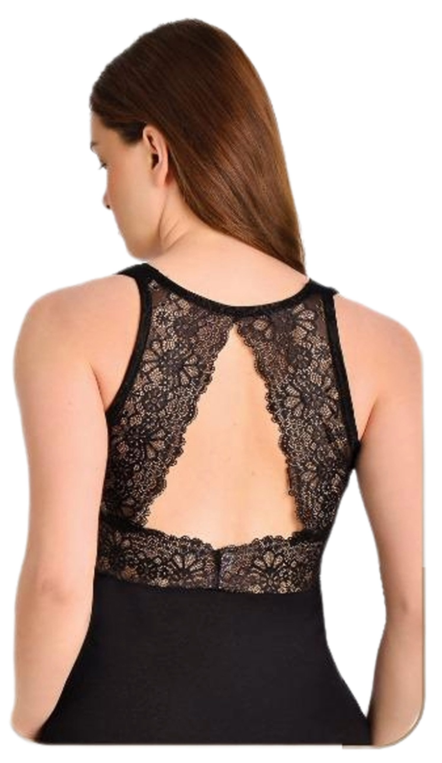 Vienetta Nachthemd Damen Negligee Schlafshirt mit Spitze (1-tlg) Modisches Design – Bild 2 von 2