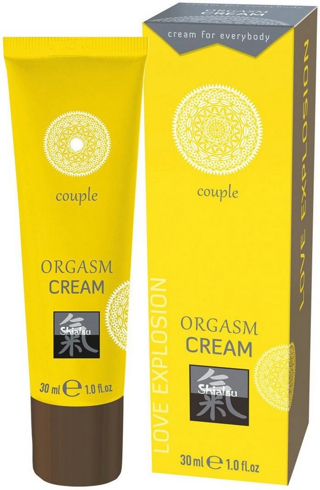 Shiatsu Intimcreme, Orgasm Cream, Für ausgiebige Streicheleinheiten