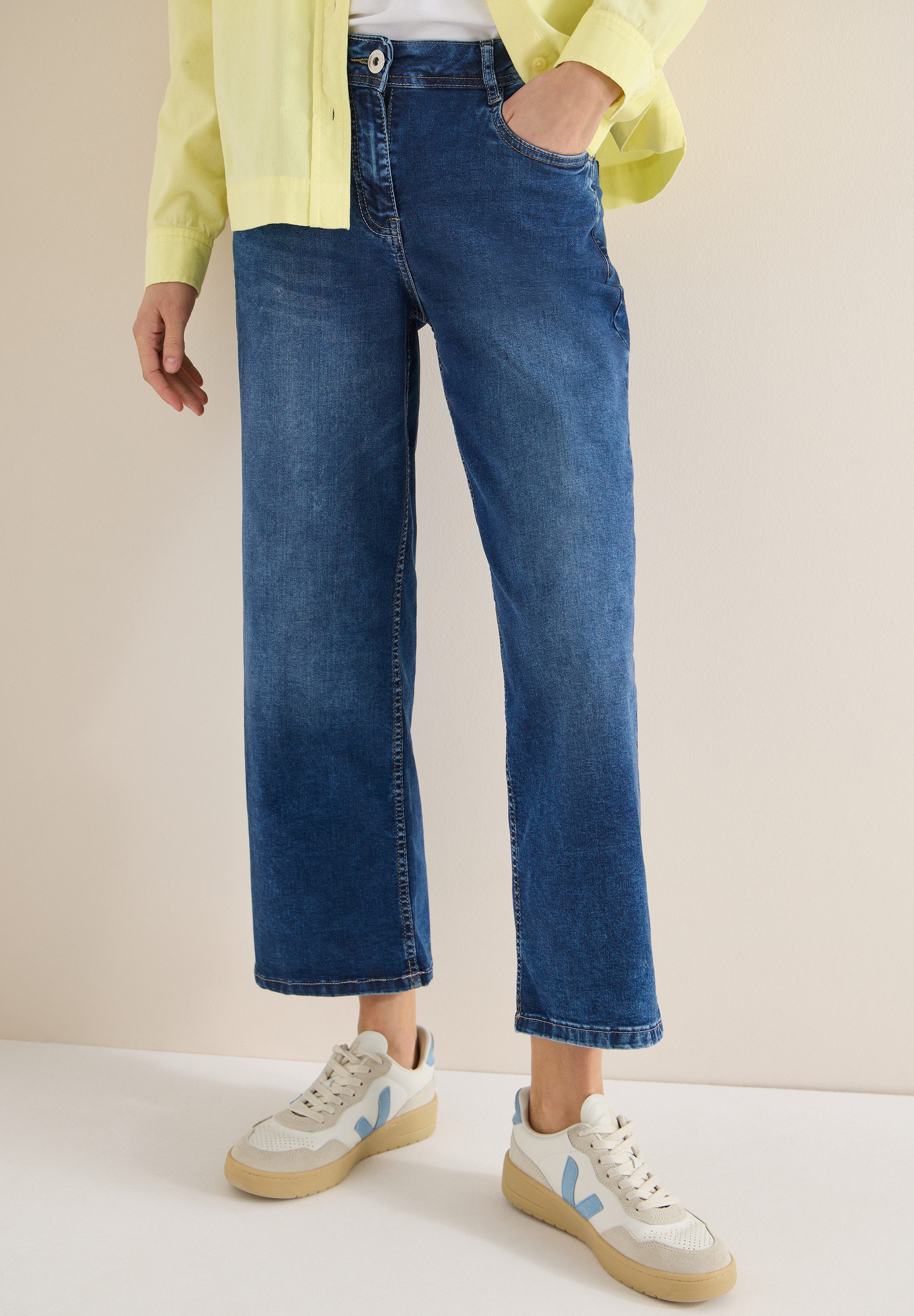 CECIL Loose-fit-Jeans High Waist