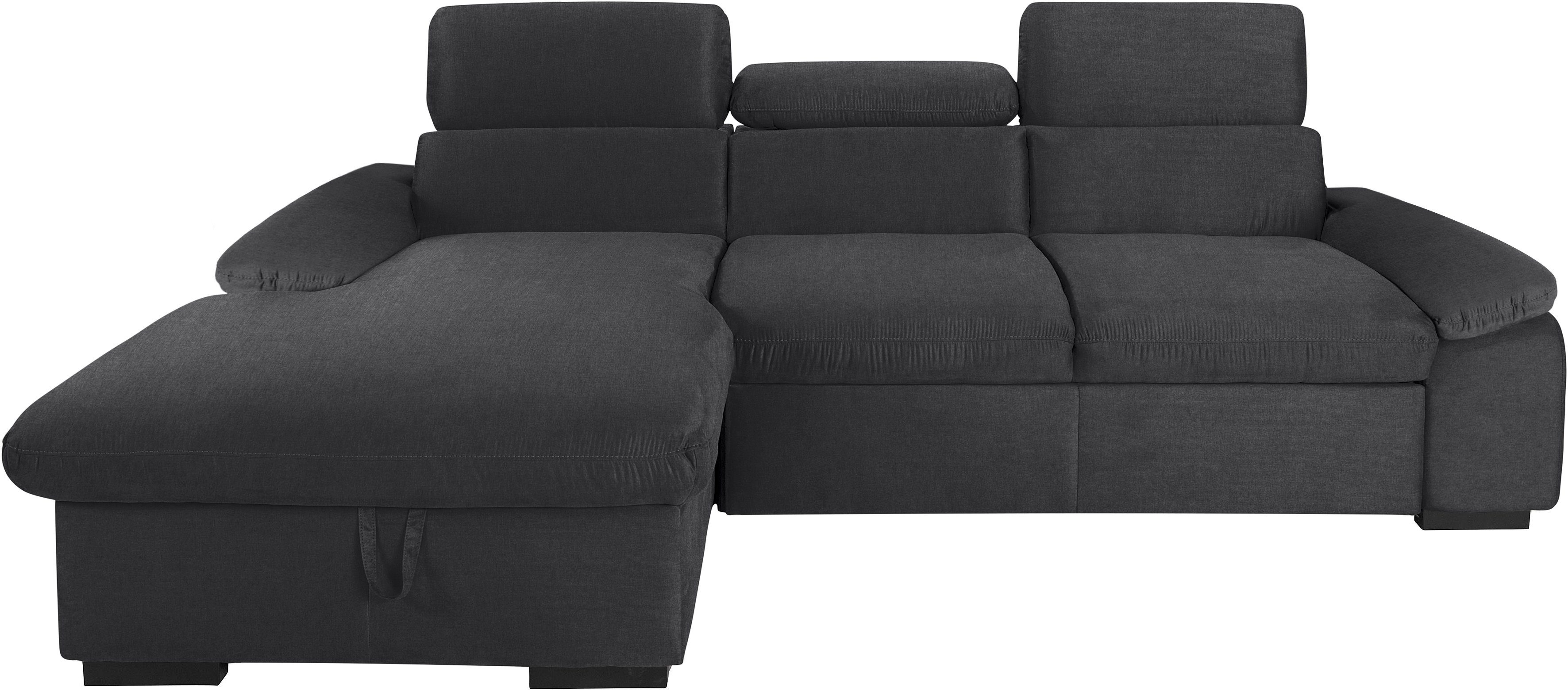 COTTA Ecksofa "Lola L-Form mit Kopfteilfunktion & Hocker", (Set, mit Hocker günstig online kaufen
