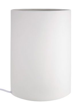 GILDE Tischleuchte GILDE Lampe Mohnblume - weiß - H. 28cm x B. 18cm