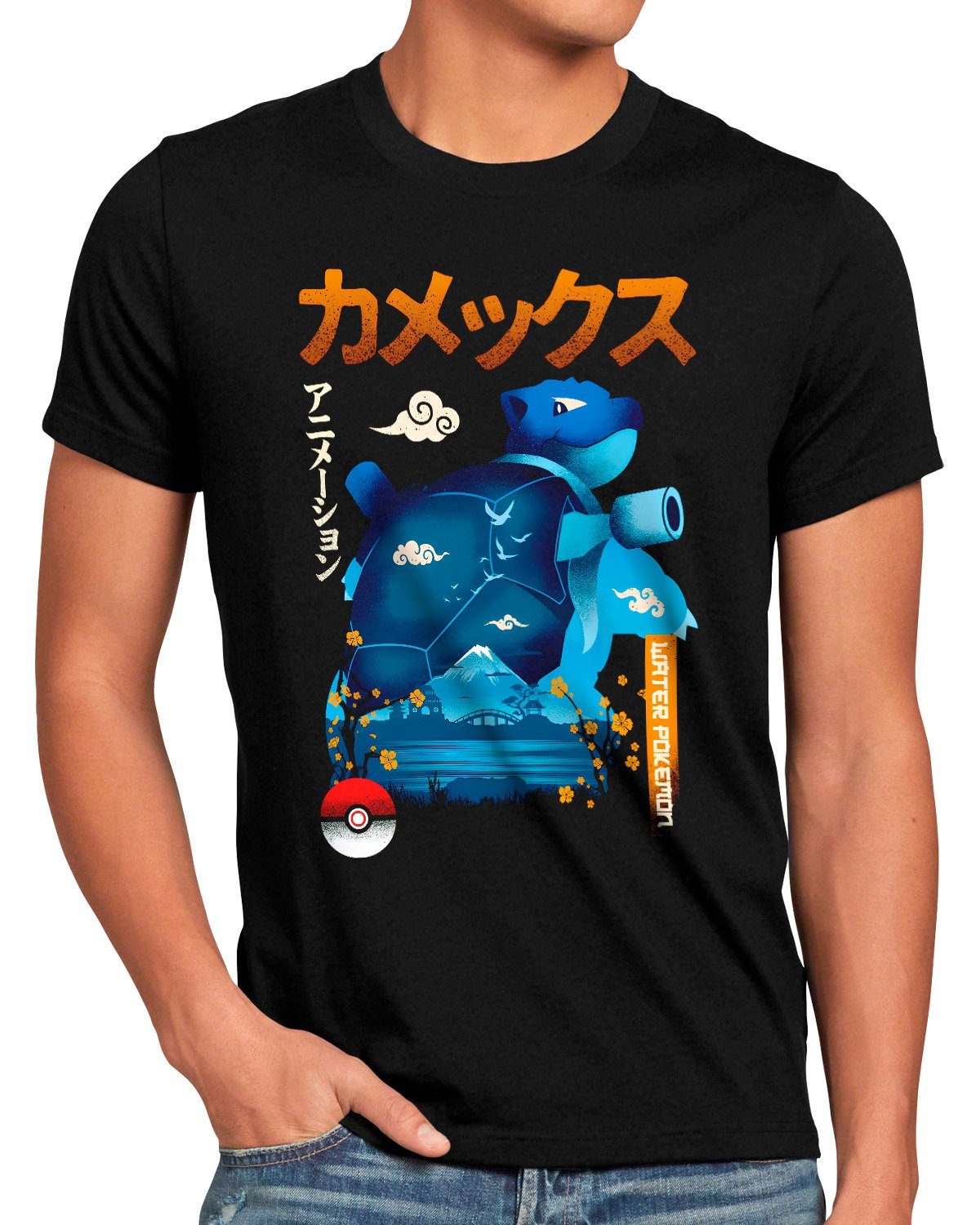 pokemon go planet boy ball style3 amiibo pikachu Print-Shirt game
