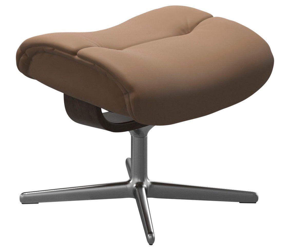 Stressless® Fußhocker Sunrise, mit Cross Base, Größe S, M & L, Holzakzent Wenge
