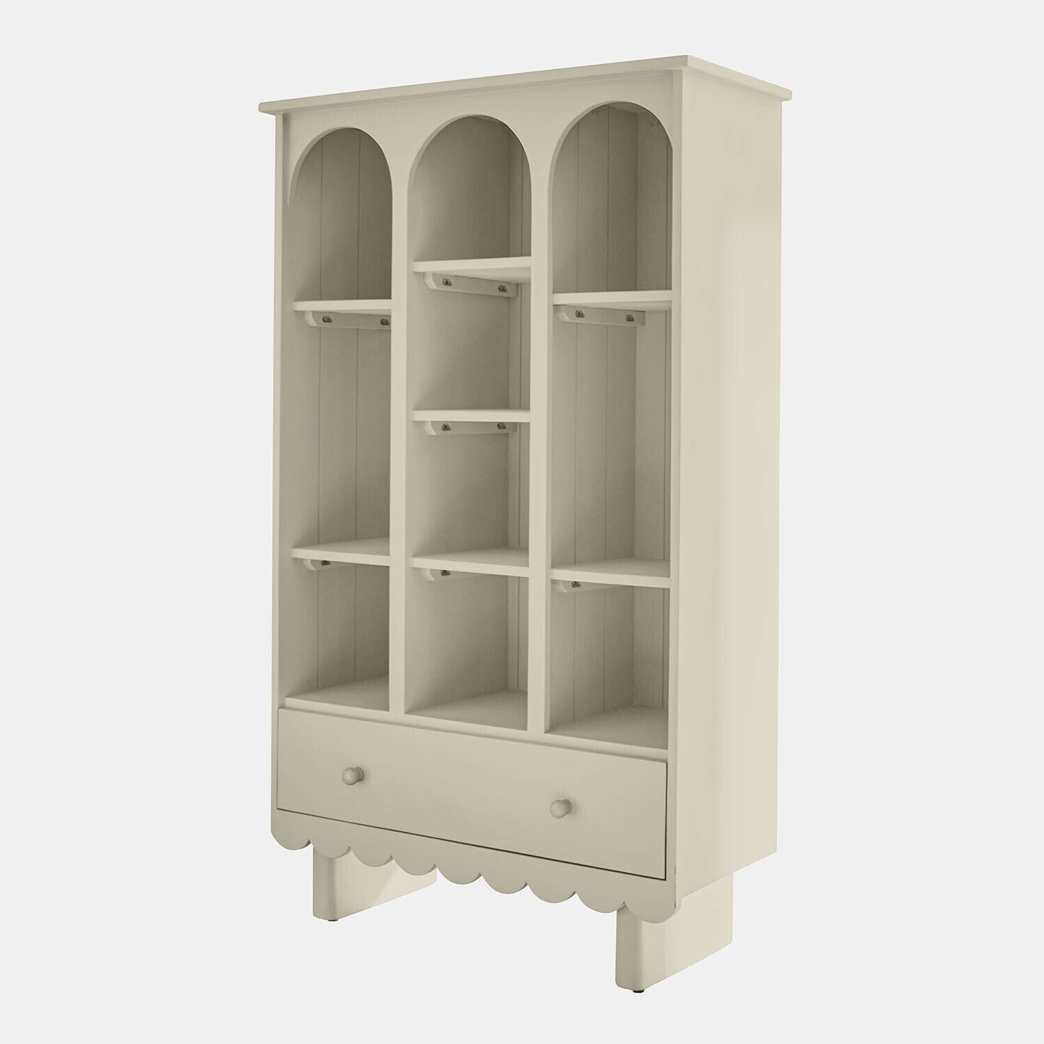 Mirabeau Kinderkleiderschrank Schrank Agliana grau