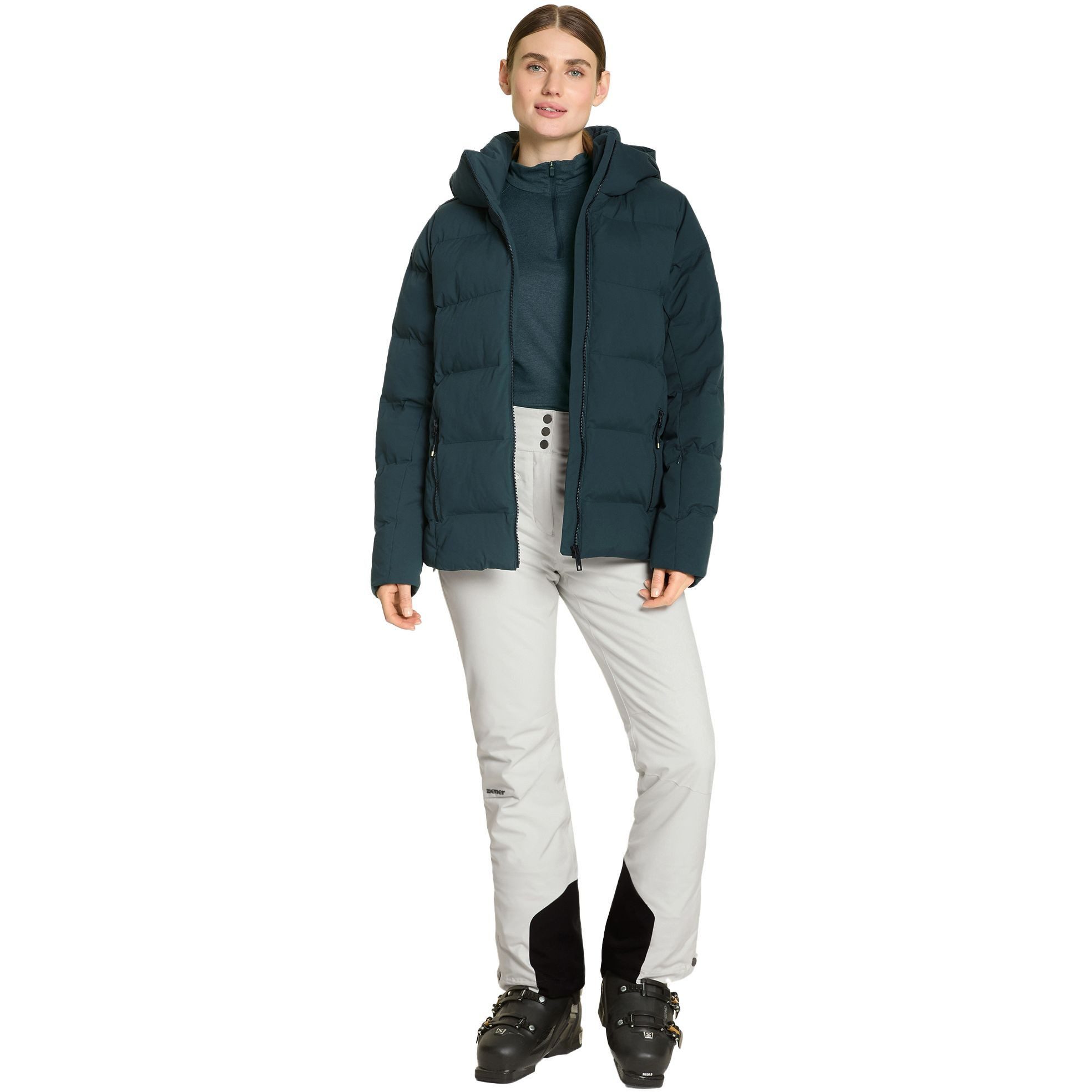 Ziener Skihose Ziener Skiwear Ski Hose TILLA white fog