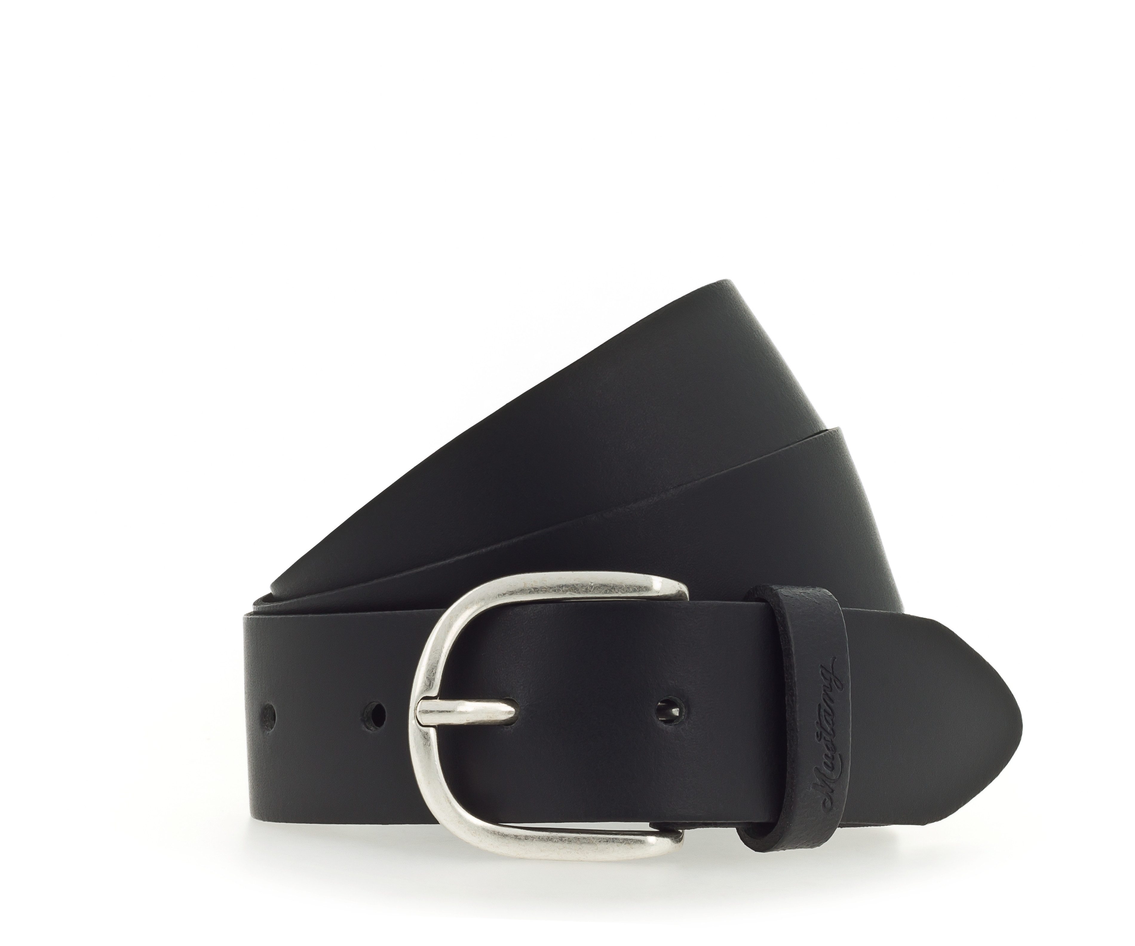 MUSTANG Ledergürtel "Madison" Mit geprägtem MUSTANG-Logo auf der Schlaufe, günstig online kaufen