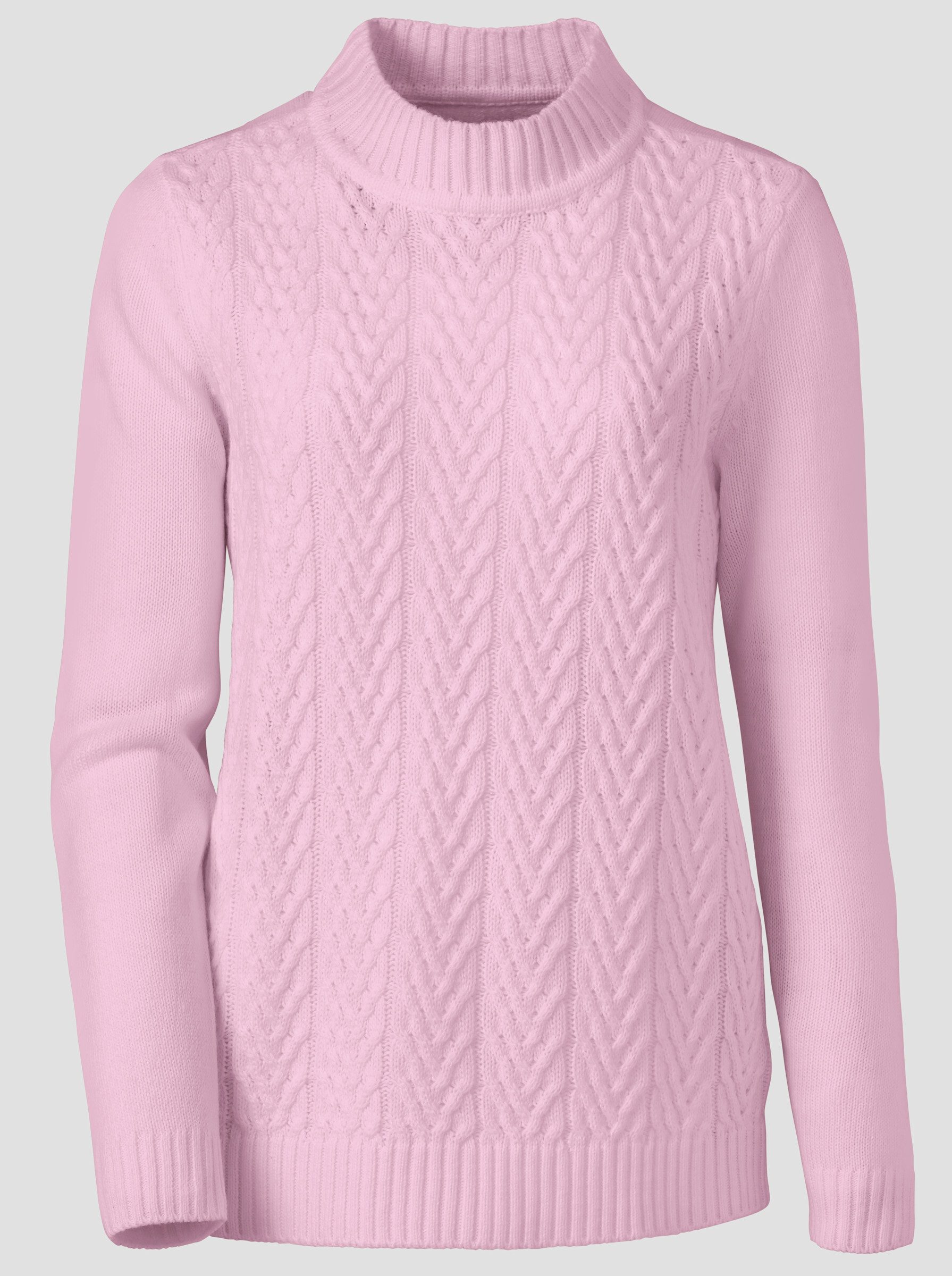 Sieh an! Strickpullover Stehkragenpullover . günstig online kaufen