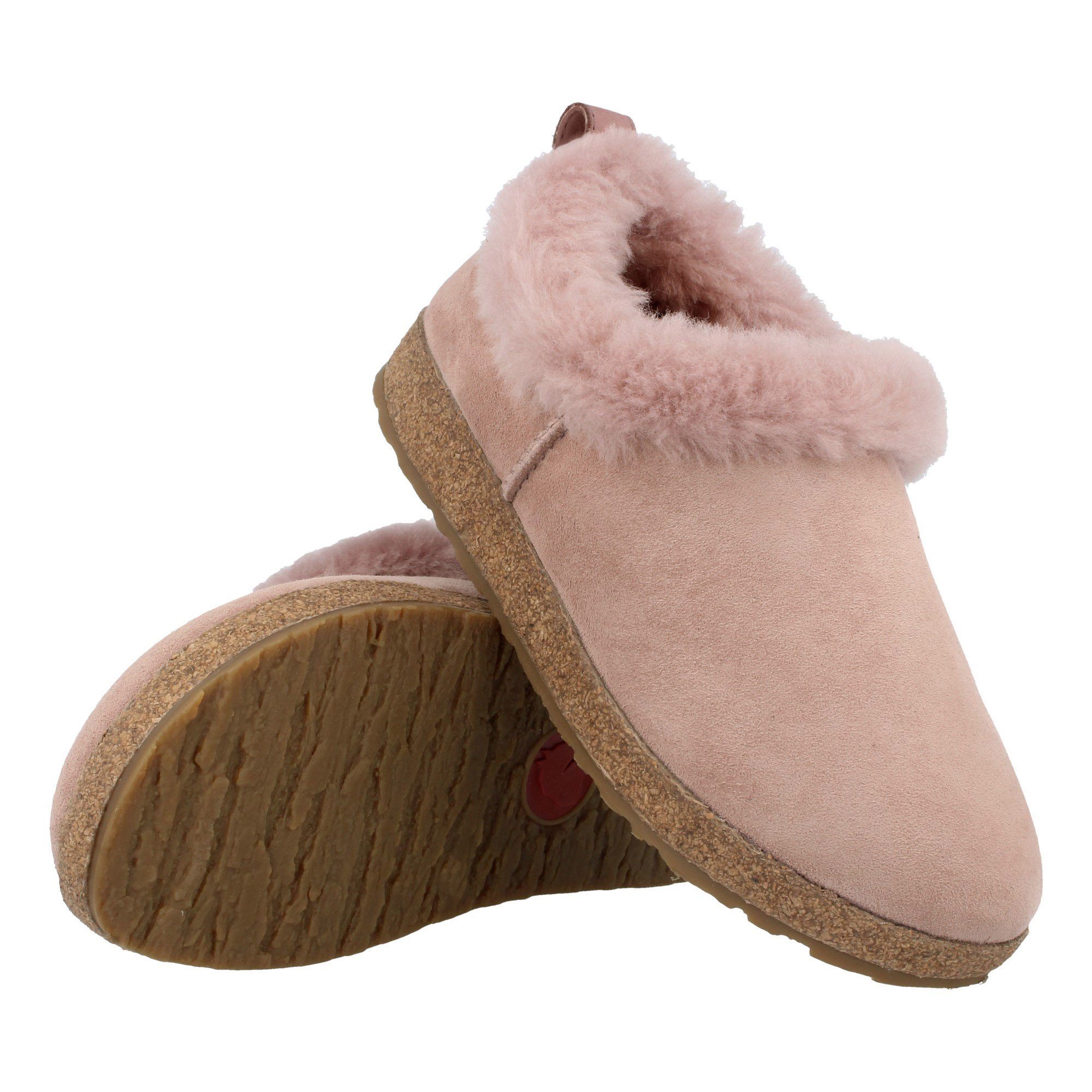 Haflinger Haflinger Iceland Lammfell Leder Hausschuh Unisex Hausschuh – Bild 2 von 2