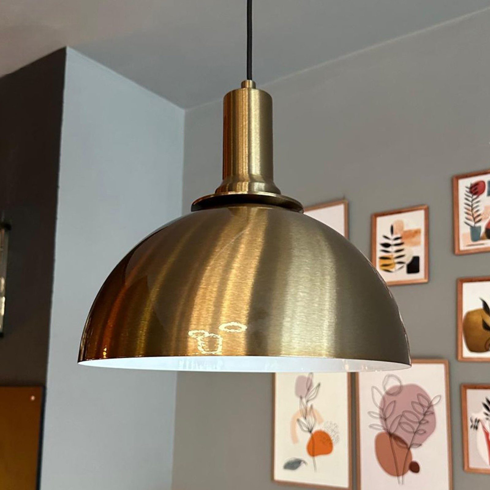Pendelleuchte Yimpi Pendelleuchte Hängelampe aus Metall Ø43 cm Lampe