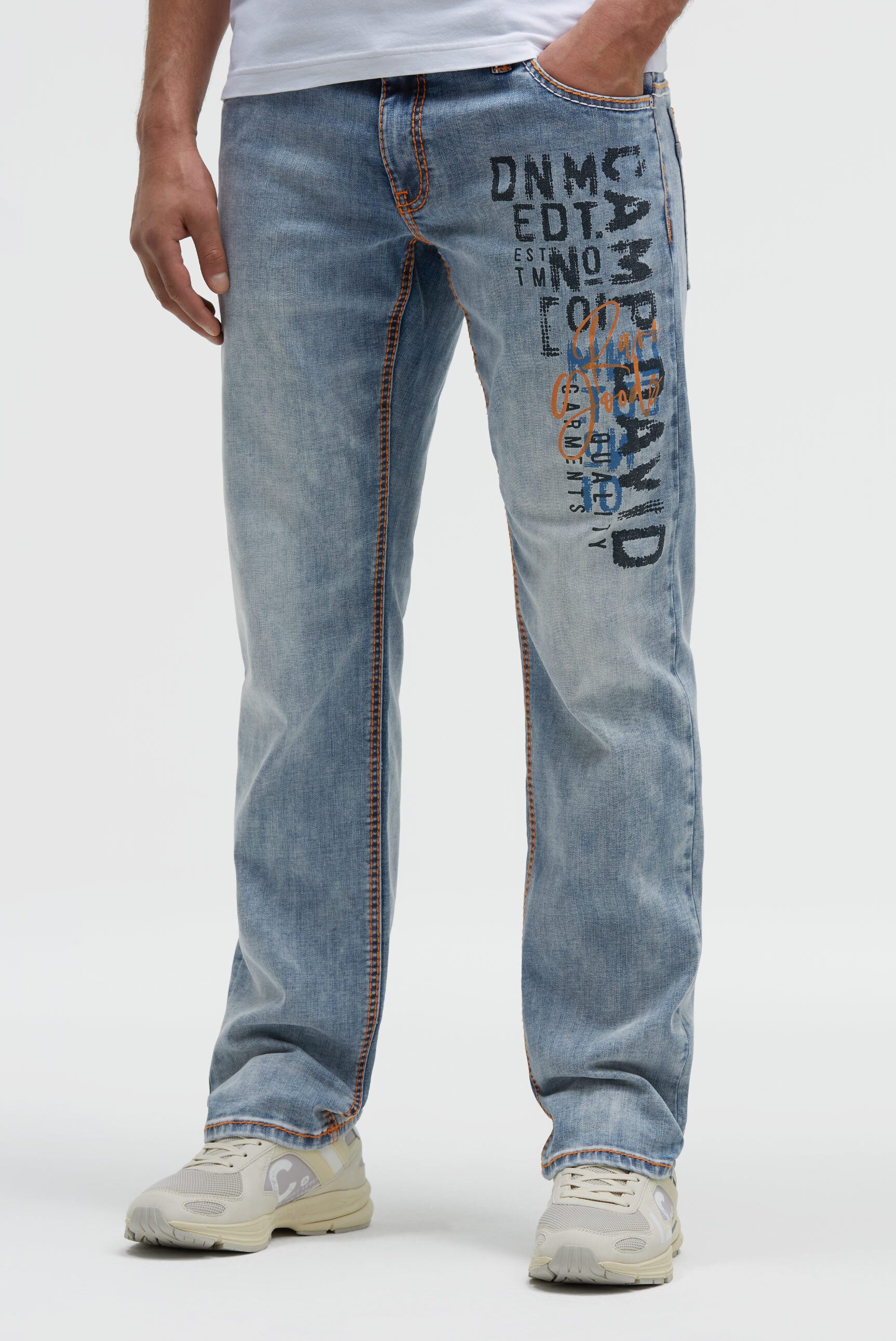 CAMP DAVID Comfort-fit-Jeans mit zwei Leibhöhen
