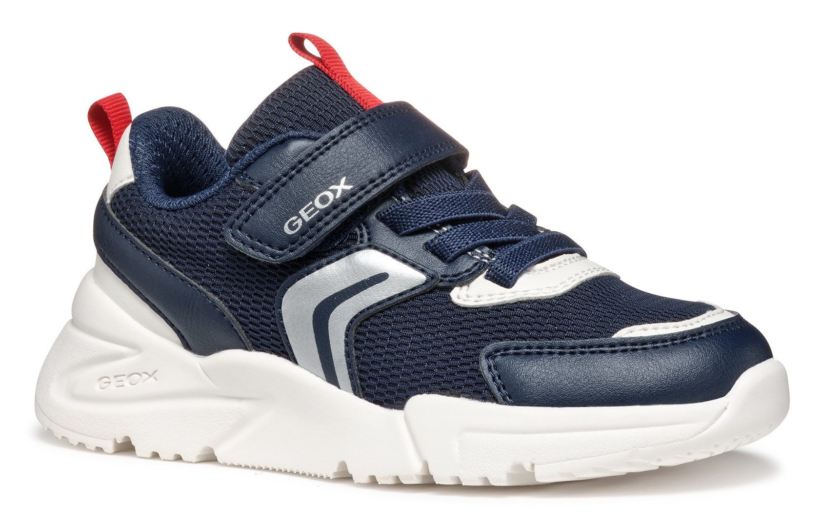 Geox J LOFTUS BOY Кроссовки, Freizeitschuh, Kindergartenschuh mit Geox Spezial Membrane