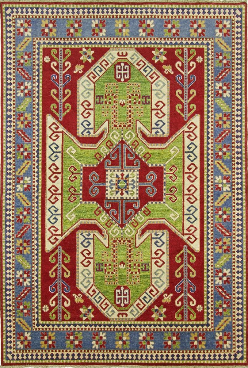 Orientteppich Kazak Nain 5 Trading, rechteckig, 202x298 Handgeknüpfter Orientteppich, Höhe: mm