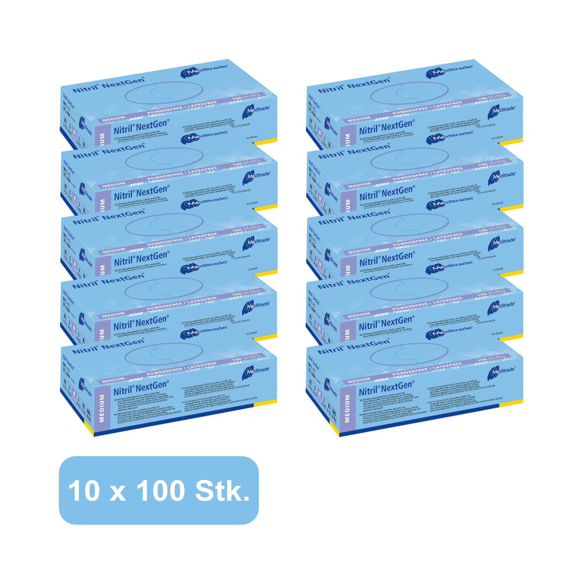 MediTrade Nitril-Handschuhe Meditrade NexGen - Einmalhandschuhe - Nitril Pu günstig online kaufen