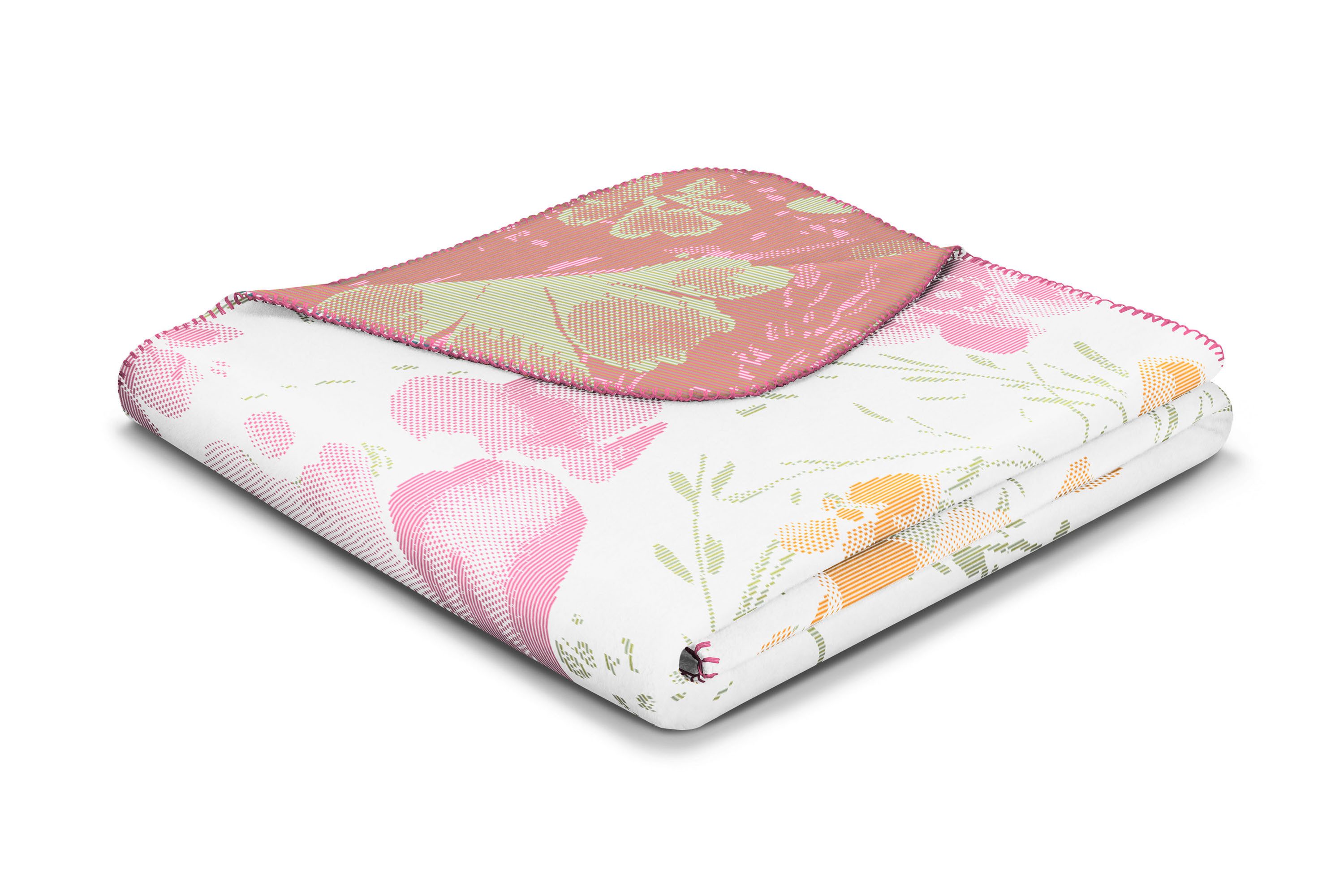 Wohndecke Mariefleur, florale Kuscheldecke in 150x200 günstig online kaufen