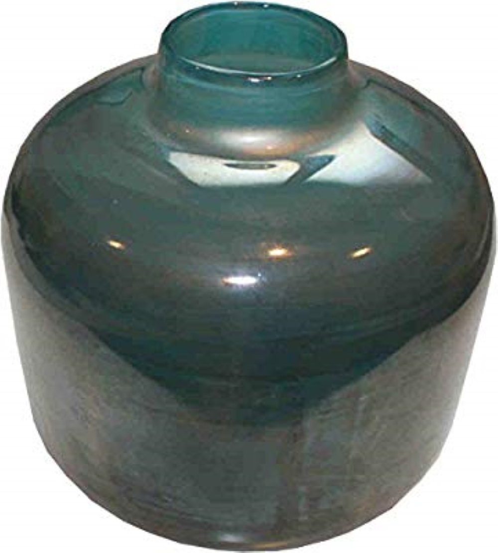 colmore Tischvase Glas Vase Retro Tisch 21,5 Colmore Blau Gold Braun cm Deko