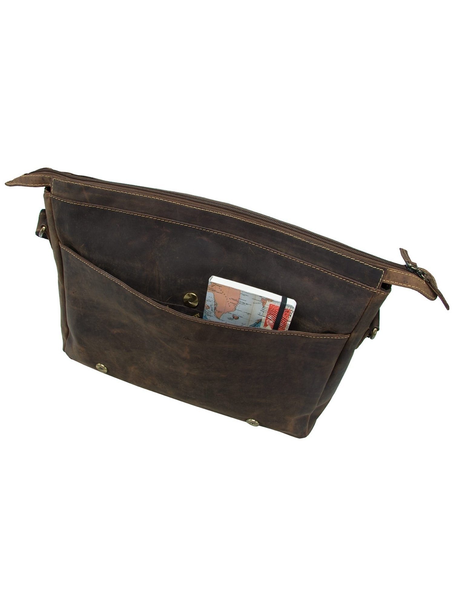 Herren Businesstaschen Greenburry Laptoptasche Vintage XXL Tasche, Messenger Bag