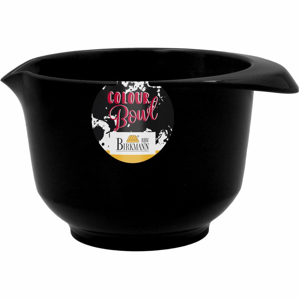 Birkmann Rührschüssel Colour Bowl Schwarz 750 ml, Kunststoff