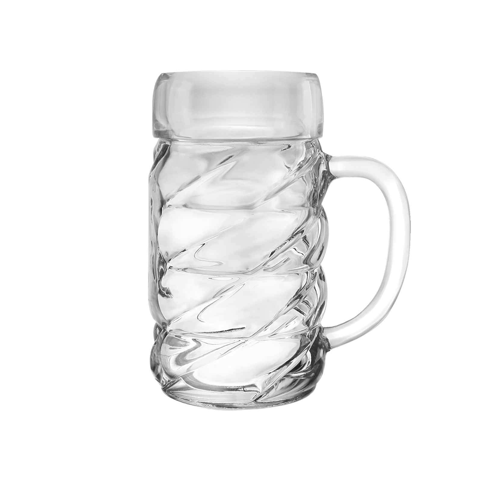 Stölzle Bierkrug Diamond Bierkrüge 4er Set, 4-tlg., Glas