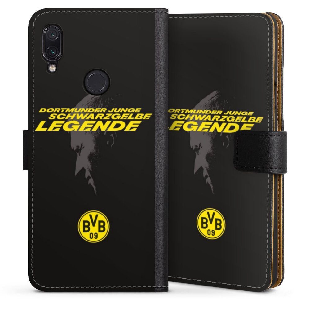 DeinDesign Handyhülle Marco Reus Borussia Dortmund BVB Danke Marco Schwarzgelbe Legende, Xiaomi Redmi Note 7 Hülle Handy Flip Case Wallet Cover