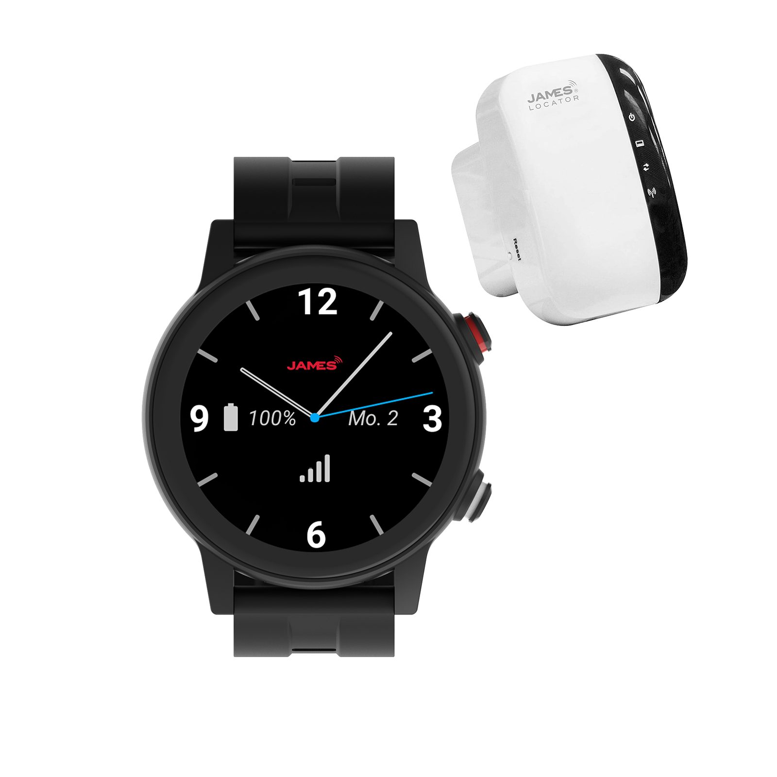 james R9 Seniorenuhr Gesundheitsuhr Fitnessuhr Notrufuhr mit SOS Knopf Smartwatch
