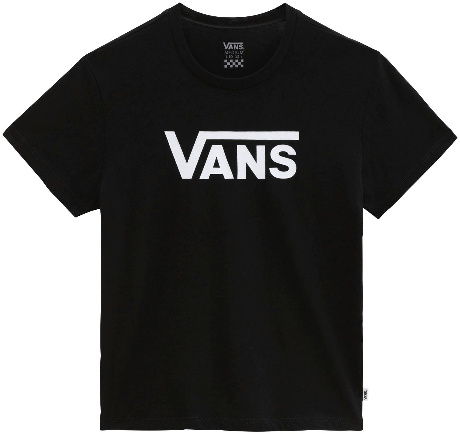 FLYING Vans V schwarz-weiß CREW T-Shirt GIRLS"