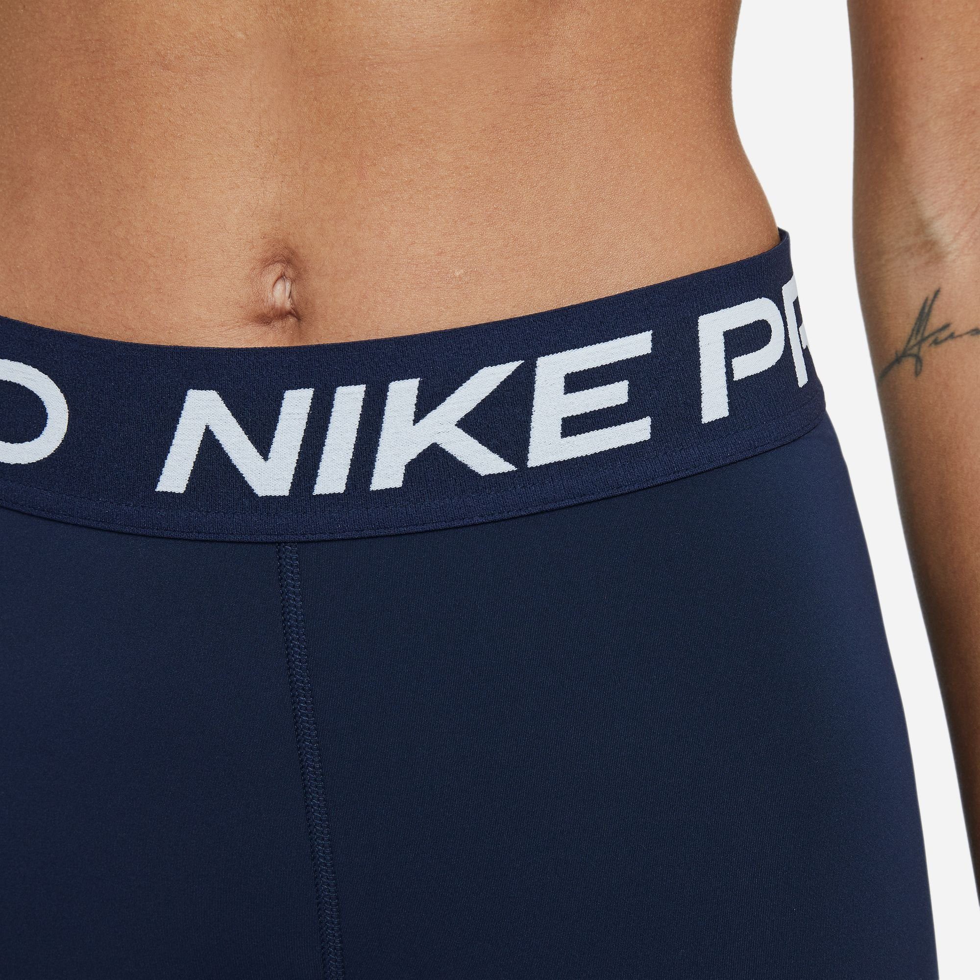 Nike SHORTS OBSIDIAN/WHITE Trainingstights PRO WOMEN'S