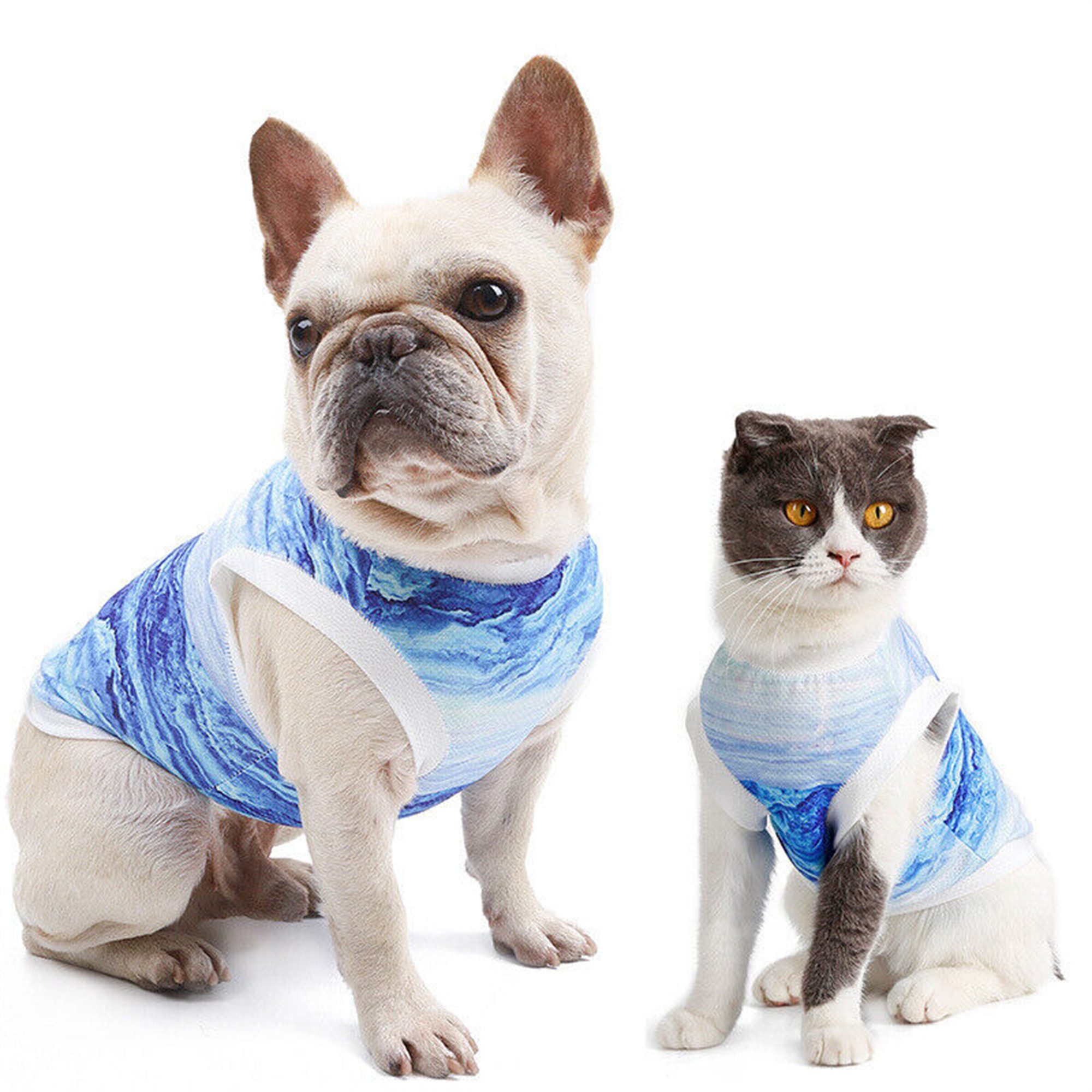 yozhiqu Kühlweste Kühlweste für Hunde, atmungsaktiver Kühlmantel für Haustiere, Kühlende Sommerkleidung für Haustiere, verschiedene Größen erhältlich