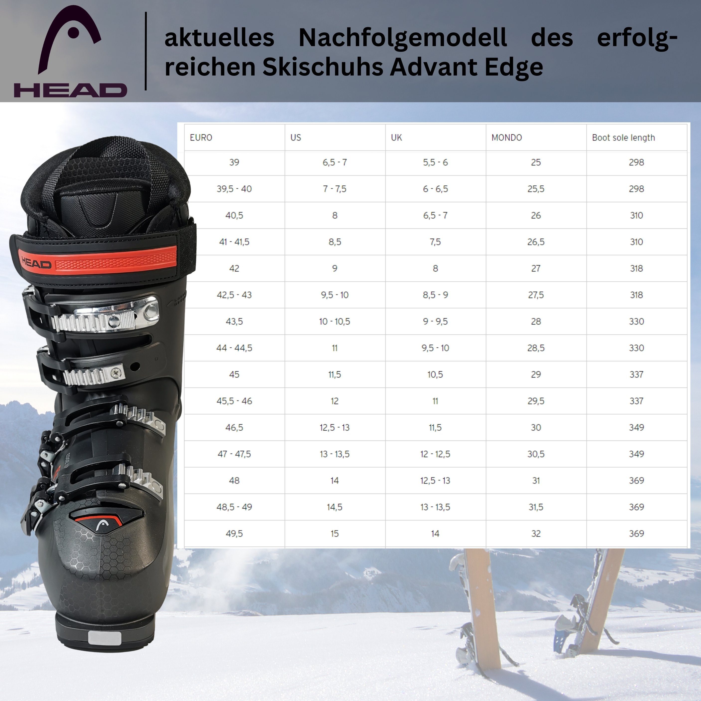 Head Skischuh Edge LYT RX HV Alpin Skistiefel Flex 80 2024