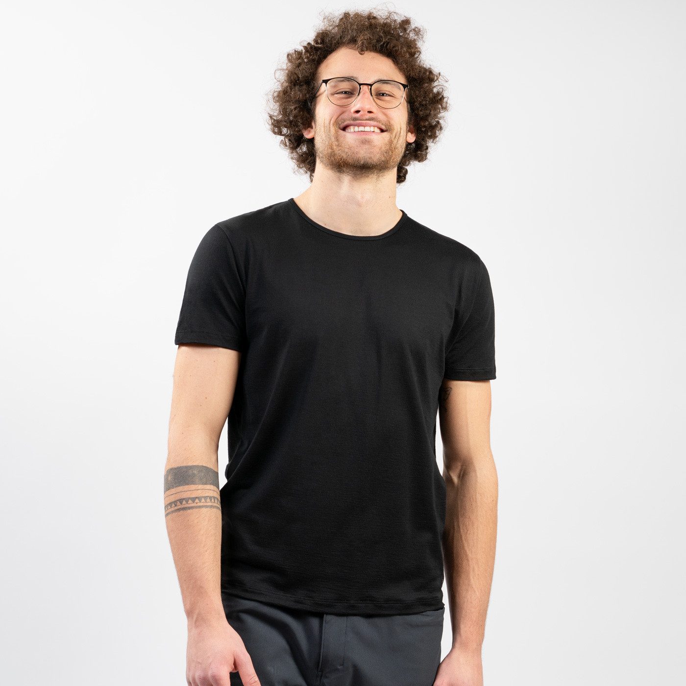 Nexural T-Shirt Pure Merino 100% Merinowolle T-Shirt Herren