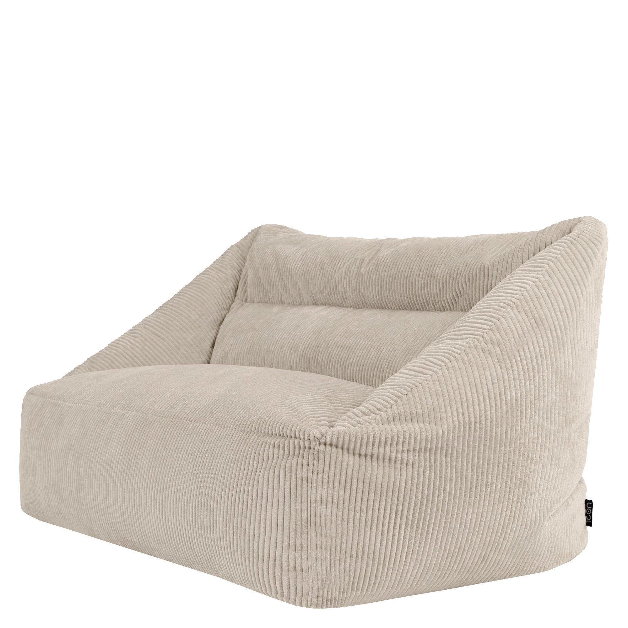 icon Sitzsack cord Sofa Erwachsene „Cecilia", Made in Germany, für Erwachsene, XXL Sitzsack, mit Füllung