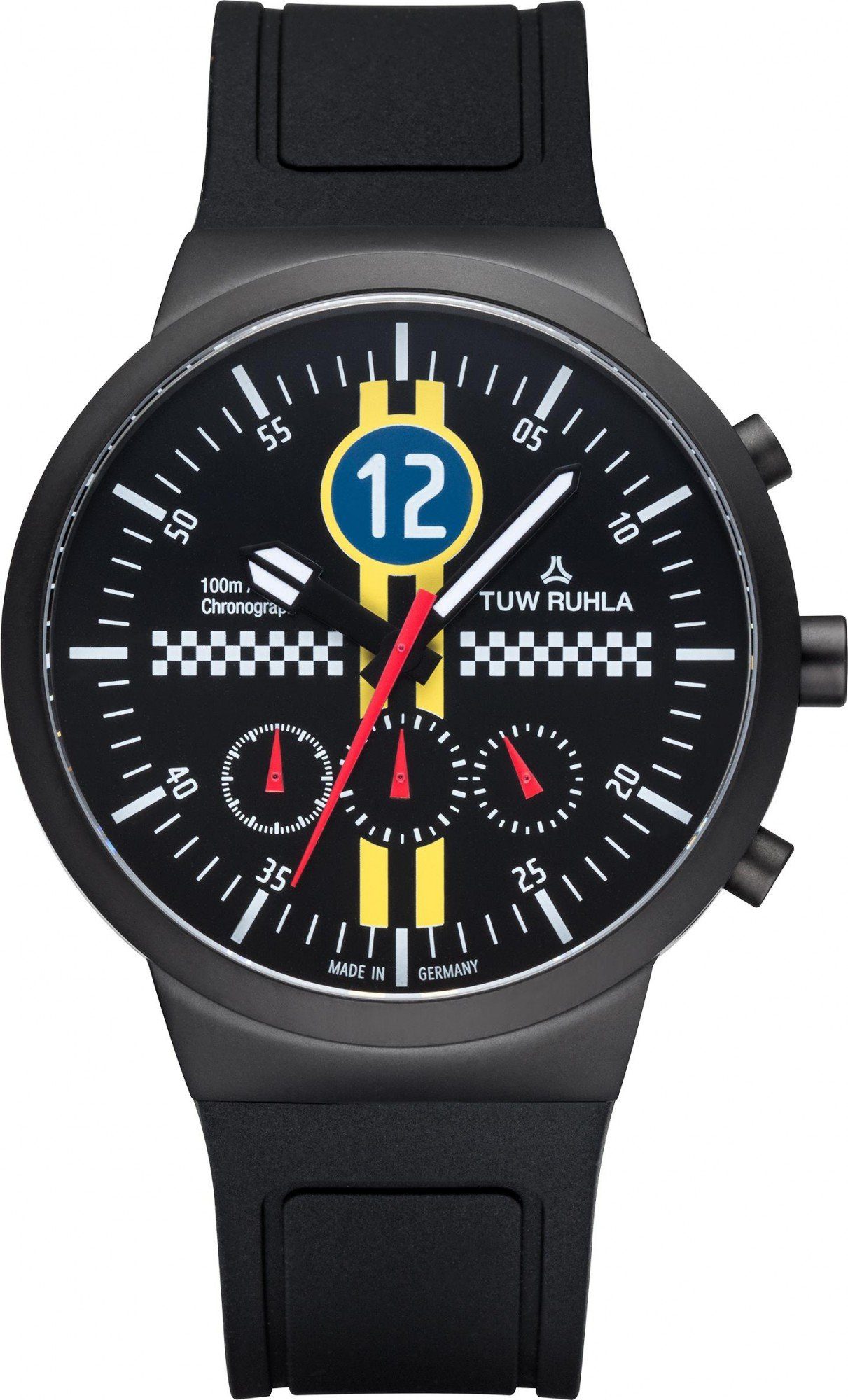 TUW Ruhla Chronograph Rallye Herrenchronograph, Sehr Sportlich
