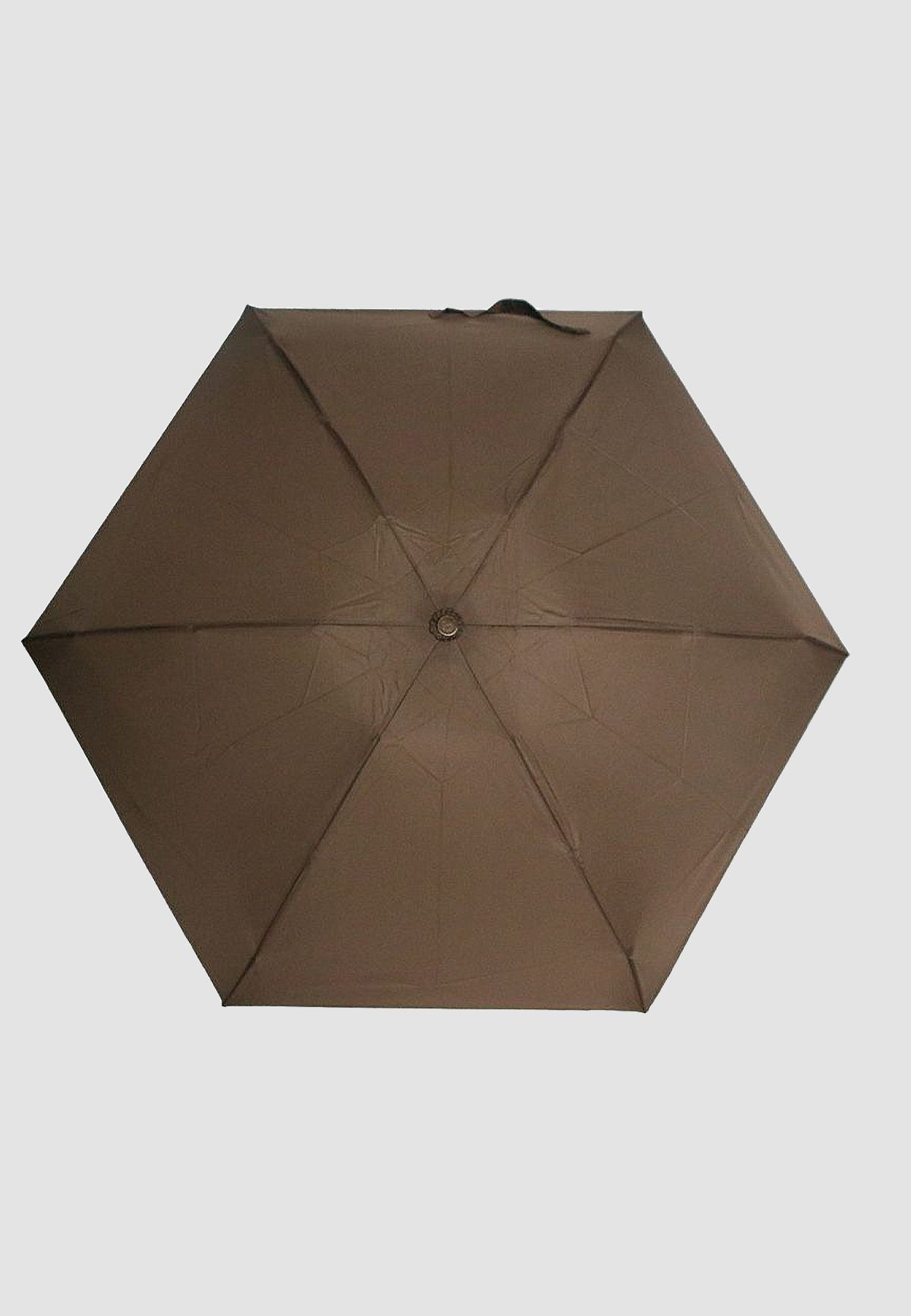 ANELY Taschenregenschirm Kleiner Taschen Regenschirm Leichte Braun 4683 Ausführung, in