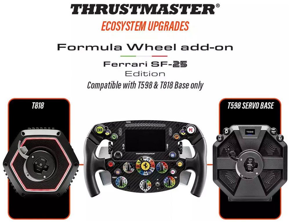 Thrustmaster Ferrari SF-25 Edition Gaming-Lenkrad