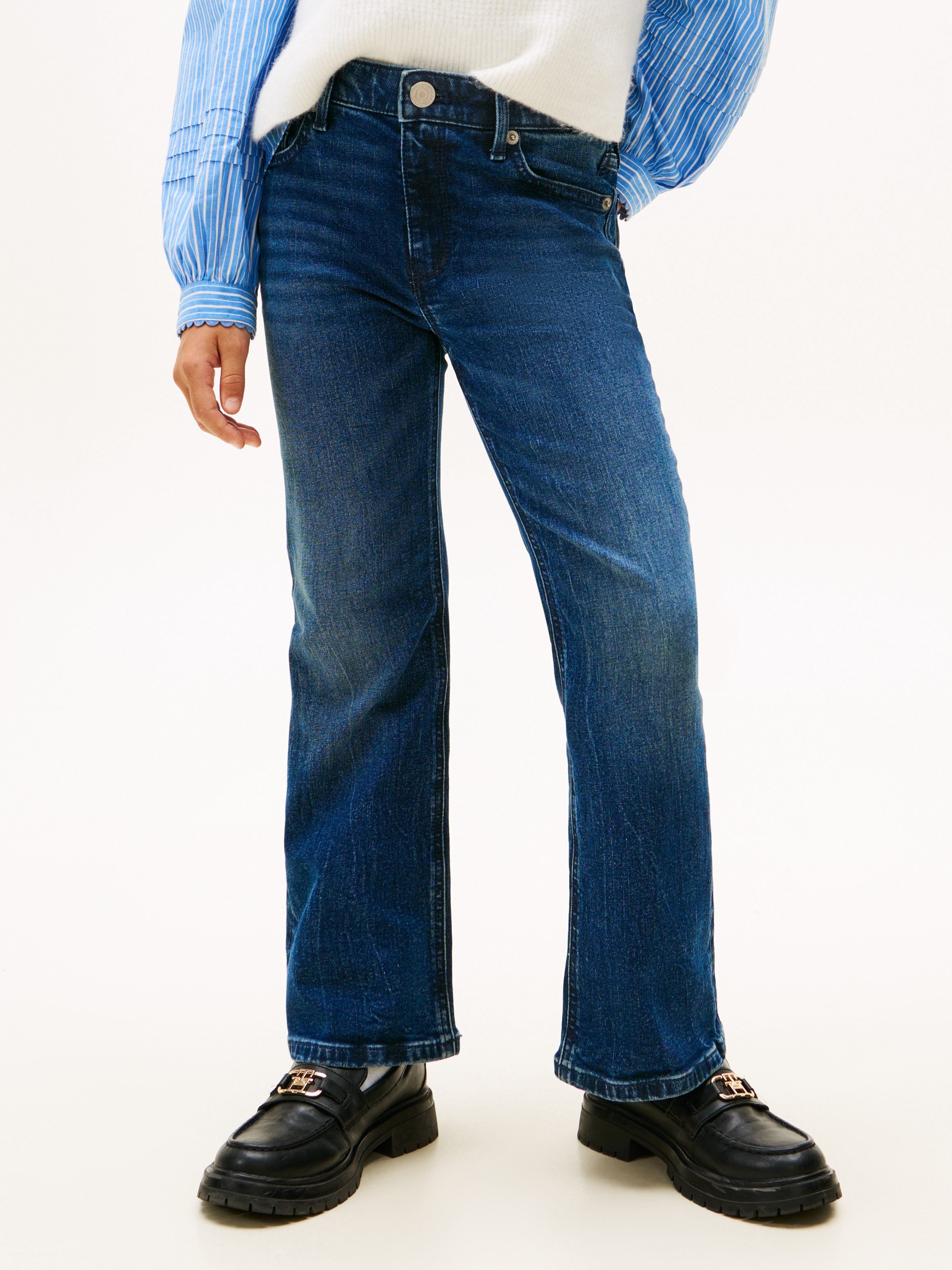 Tommy Hilfiger Schlagjeans FLARE DARK JEANS Regular fit, für Kinder bis 16 Jahre