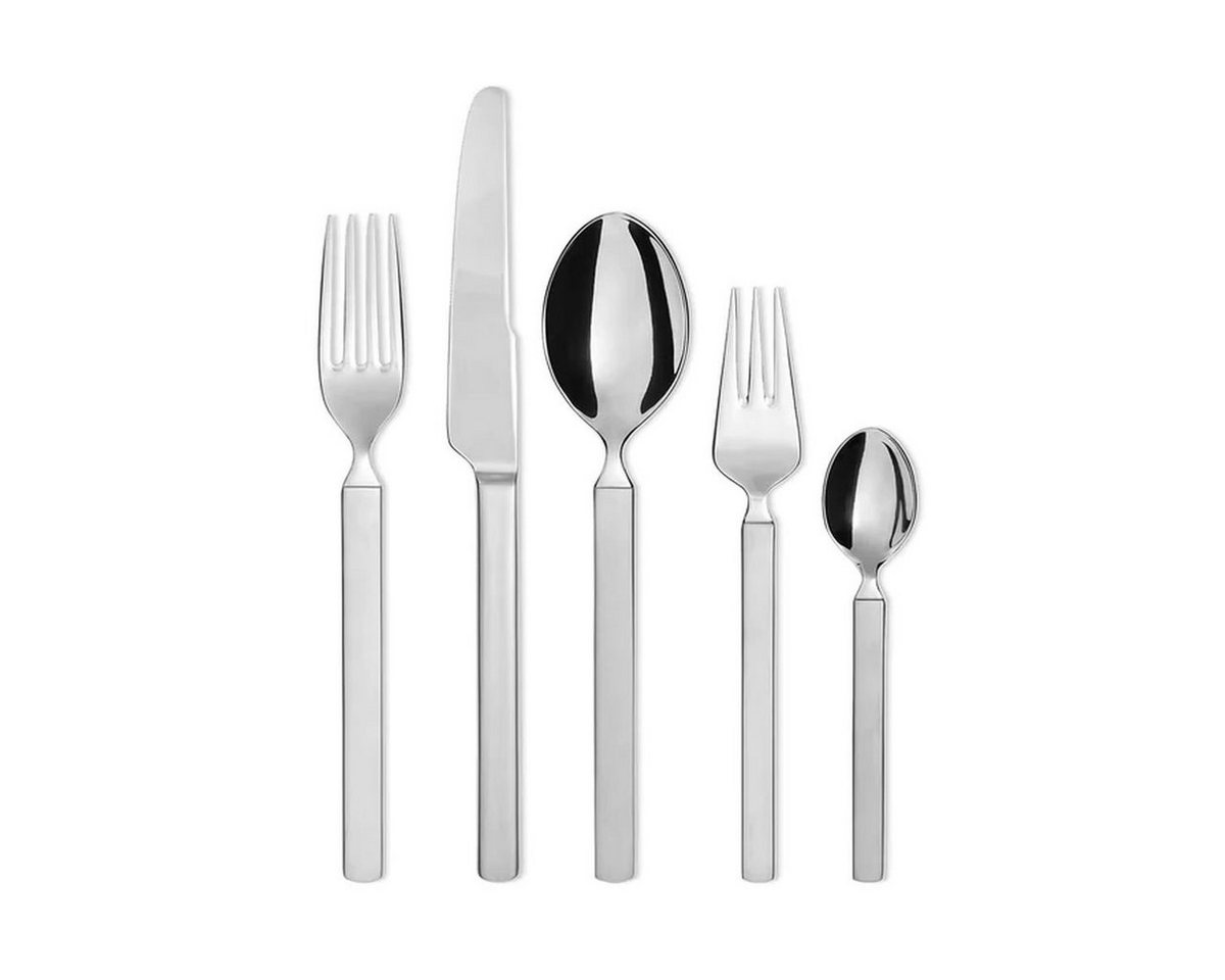 Alessi Besteck-Set Dry 30-teilig (30-tlg), Edelstahl 18/10