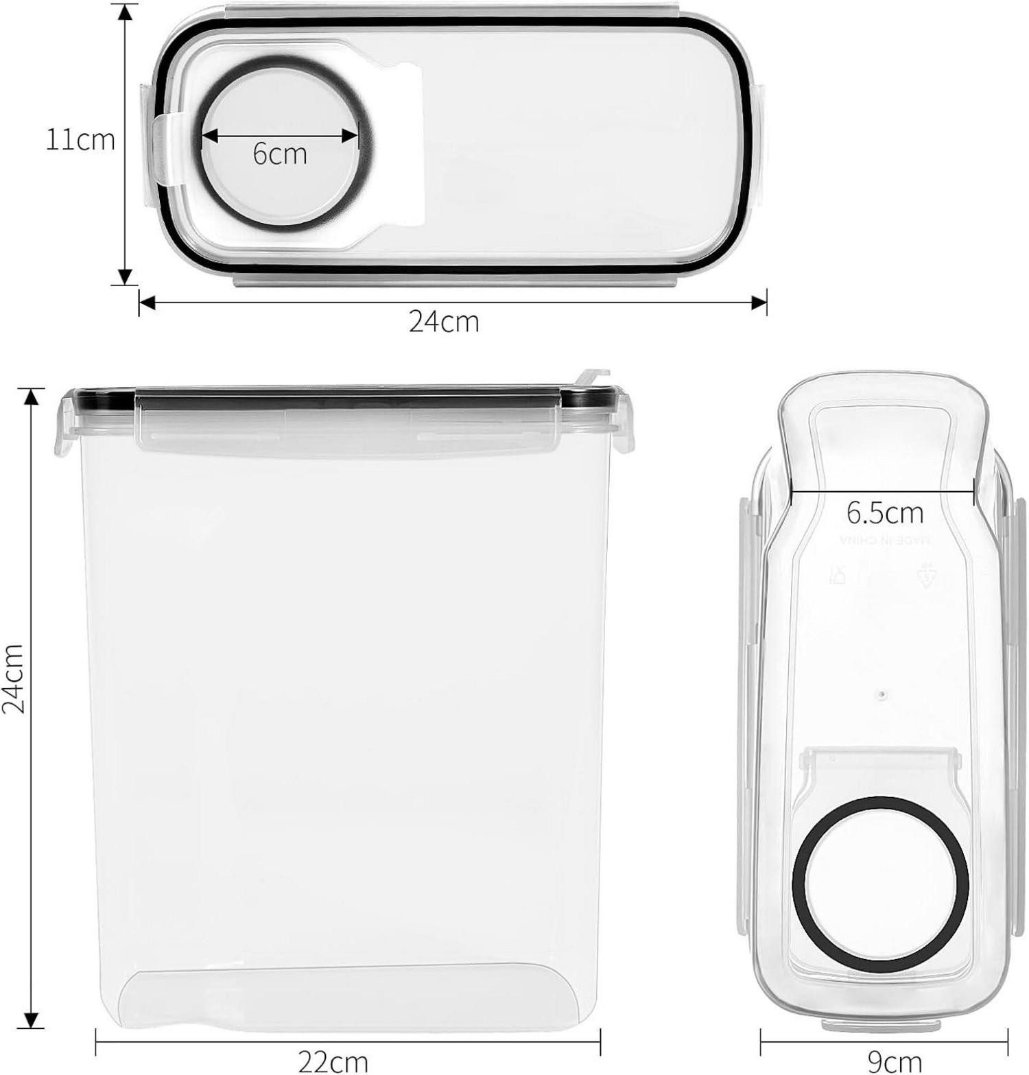 LuxusKollektion Aufbewahrungsbox Vorratsdosen 4L Set 4 günstig online kaufen