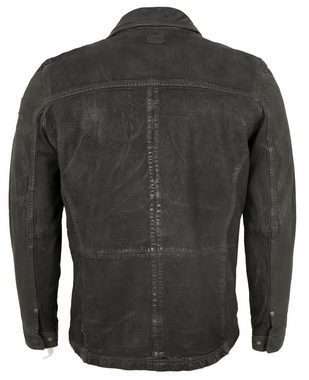 Jilani Lederjacke Kinsey Jilani - Herren Echtleder Lederjacke Lammnubuk schwarz