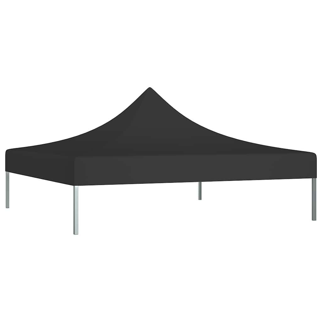 vidaXL Pavillon-Ersatzdach Partyzelt-Dach 2x2 m Schwarz 270 g/m², 200 x 200 cm